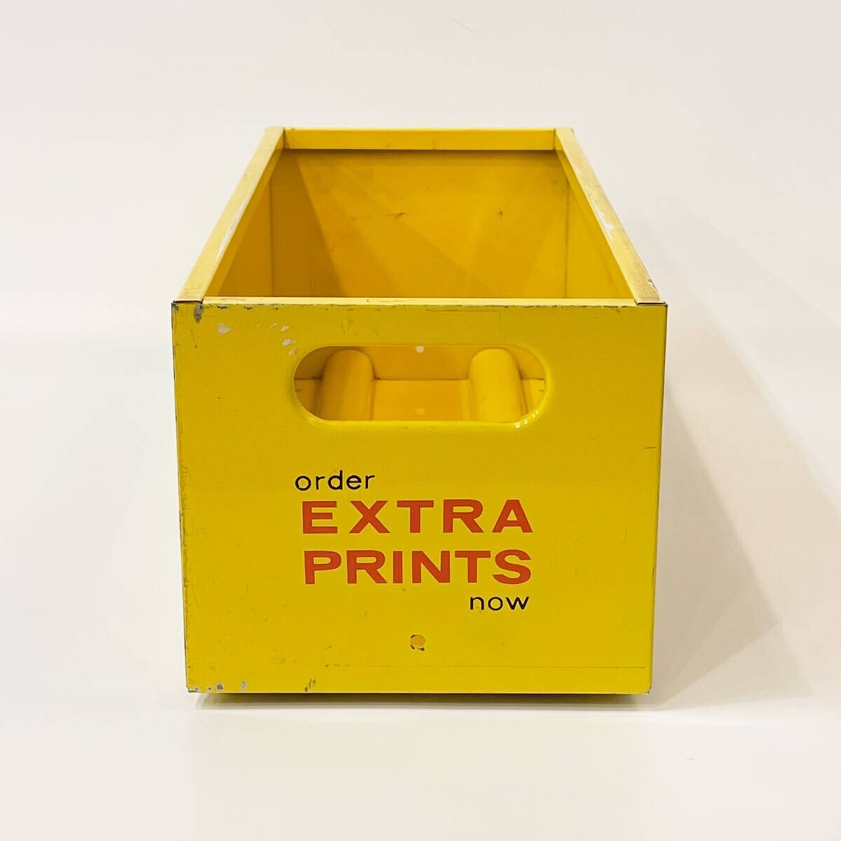Vintage Kodak Metal Container Store Display Camera Film File Box From Japan