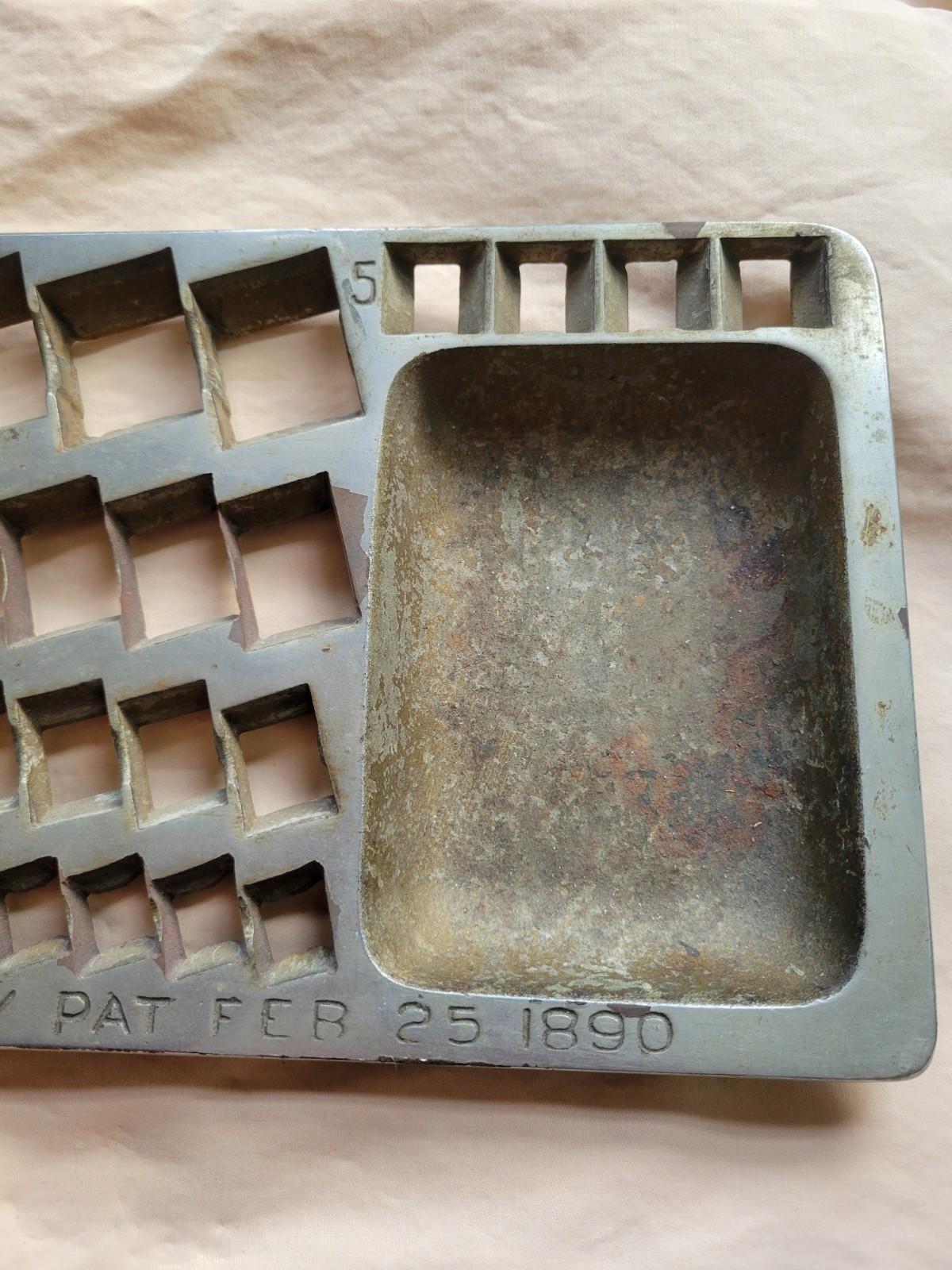 1890s Country Store Counter Staat Coin Tray Silver Gold 5 10 Nickle Cast Iron $$
