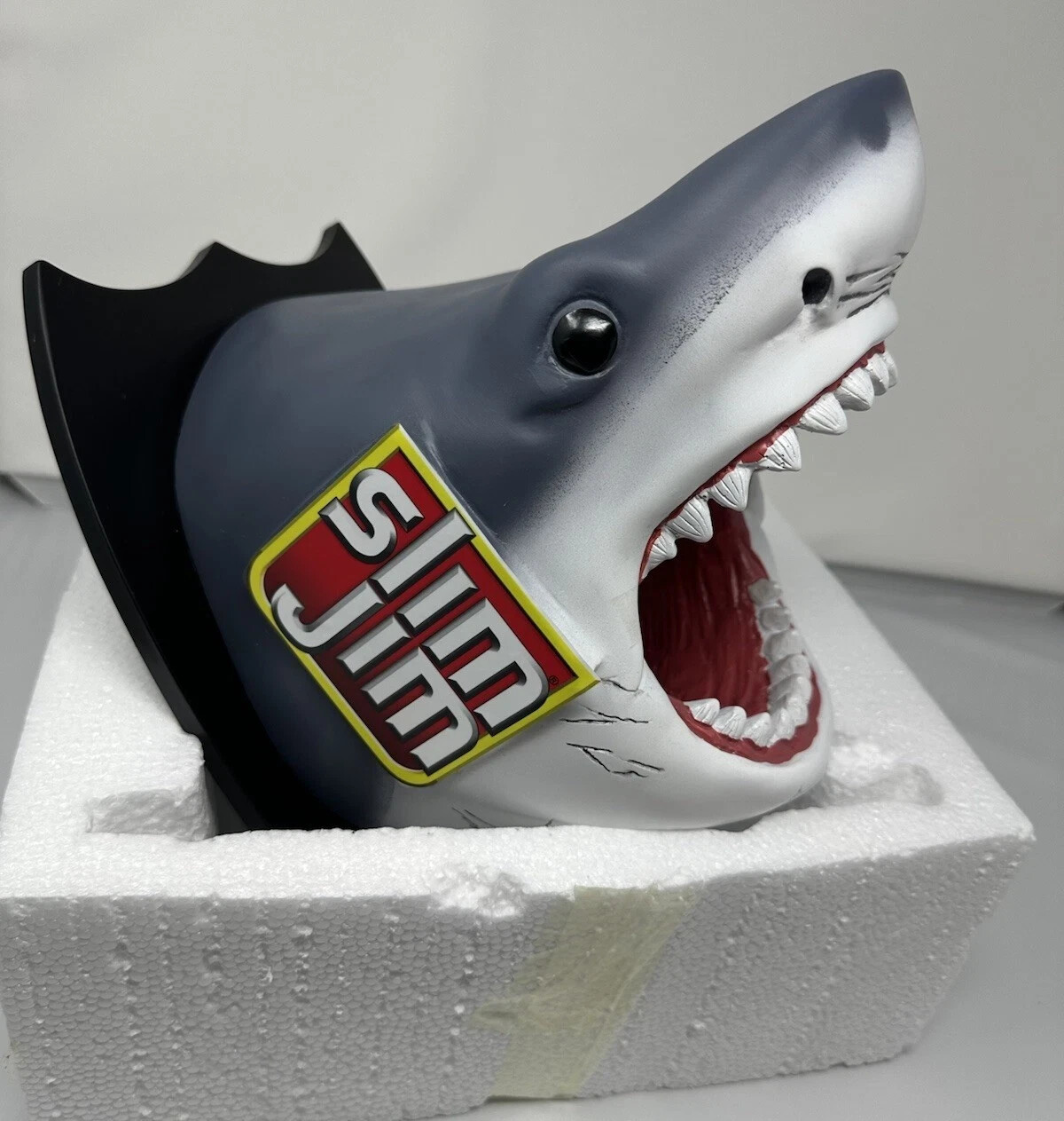 SLIM JIM Promotional Jaws Great White Shark Head Wall Mount Display New In Box