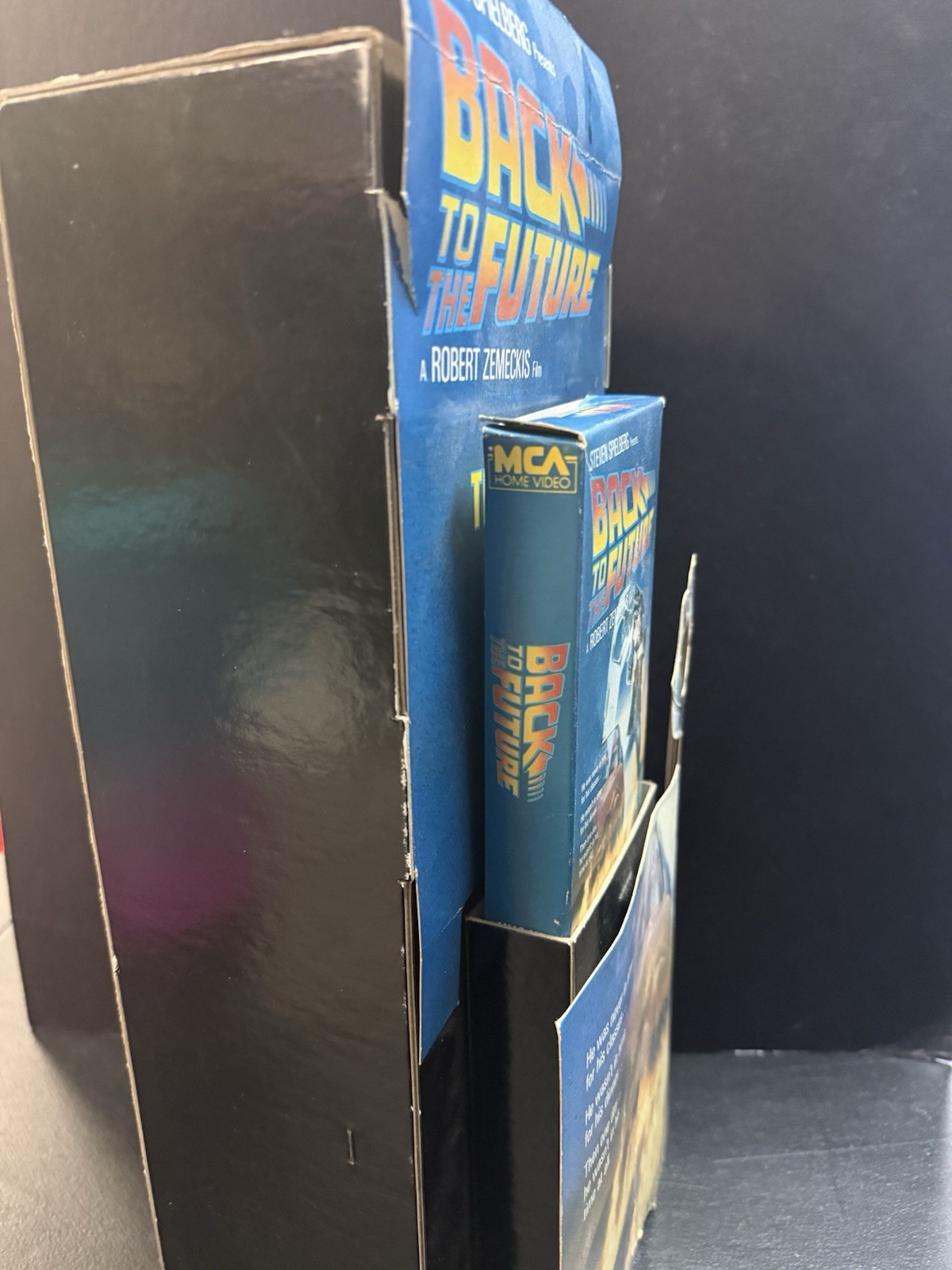 ‘Back To The Future’ Motorized Counter Display 1985 VHS- HTFF! Rare! Works!