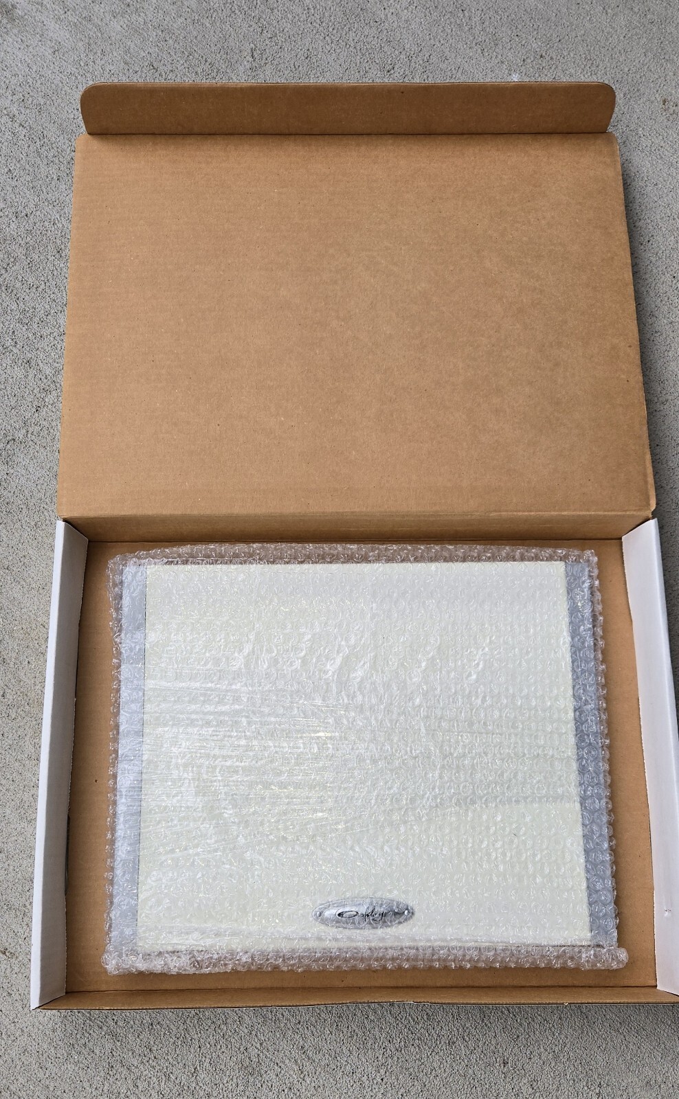 New OAKLEY 15″ O Logo Sunglasses Store Display Shelf Case Eyewear Tray Off White