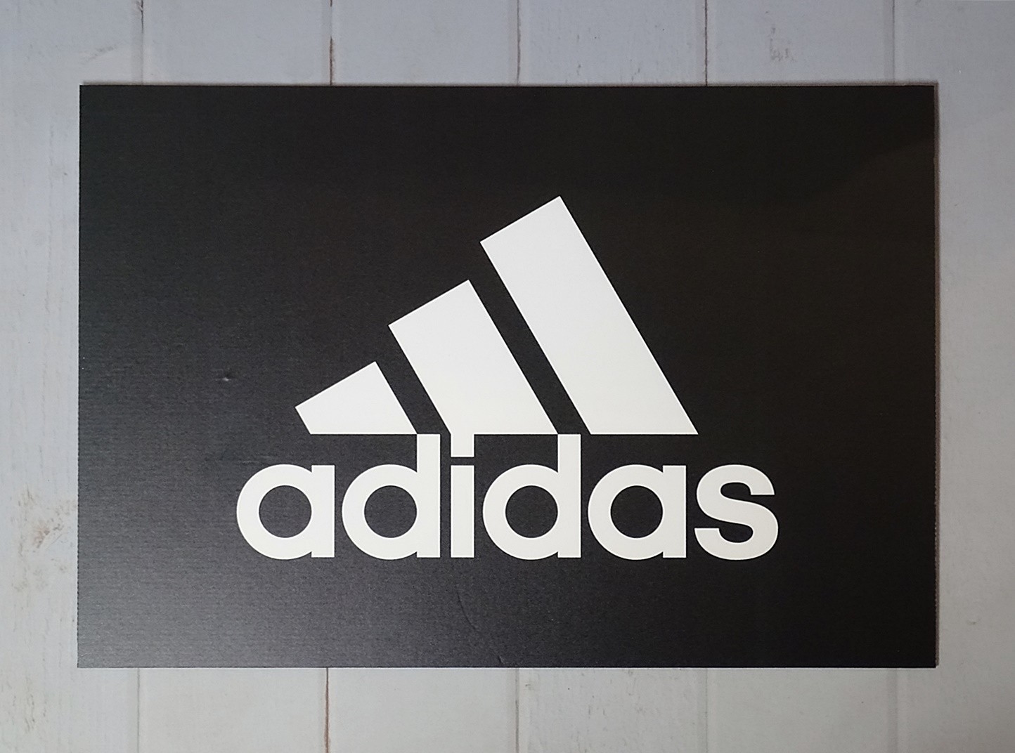 ADIDAS Logo Store Display Promo Marquee Sign 23″ X 15″