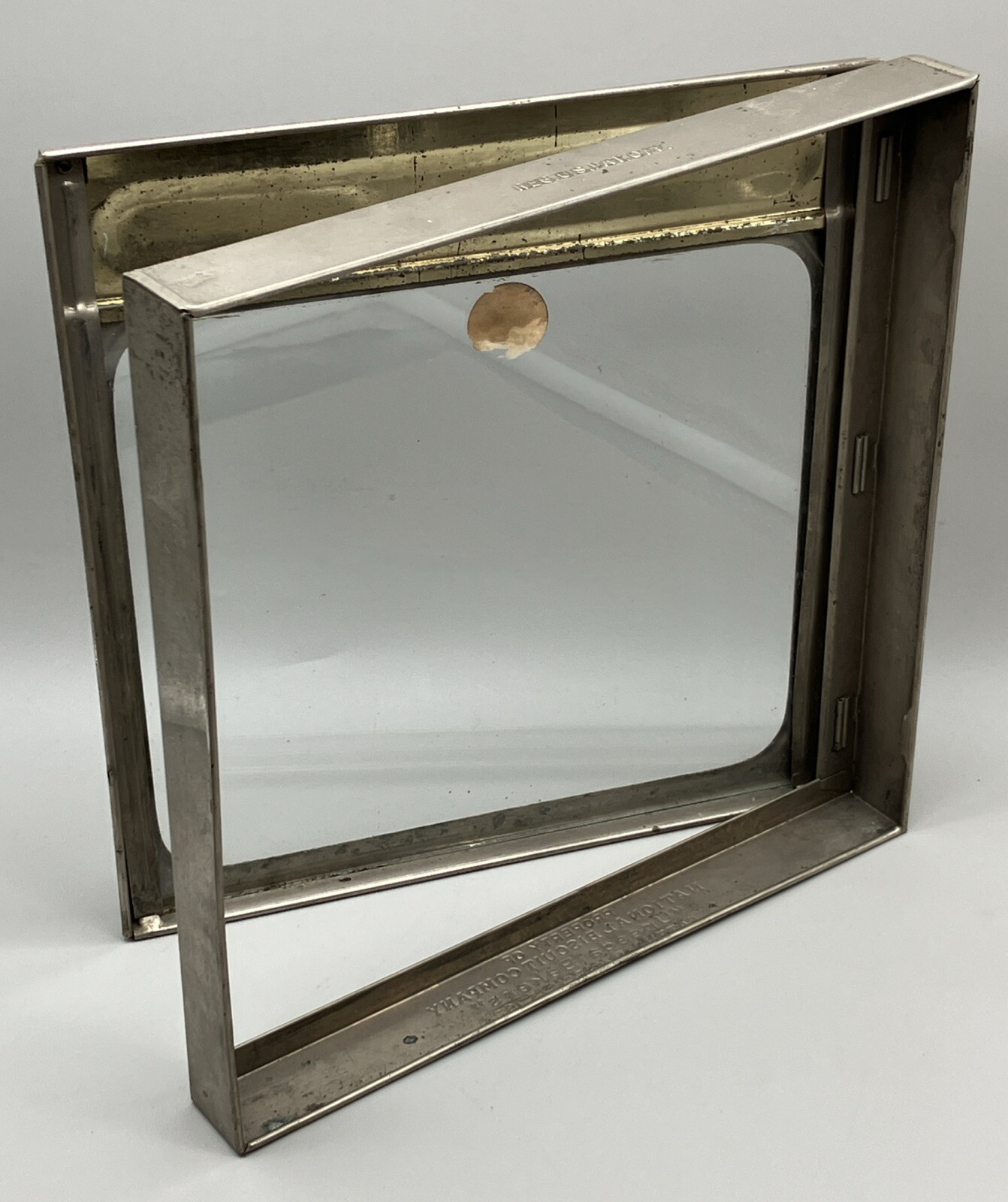 Antique Vintage National Biscuit Company (NABISCO) 10″x10″ Display Cabinet Door
