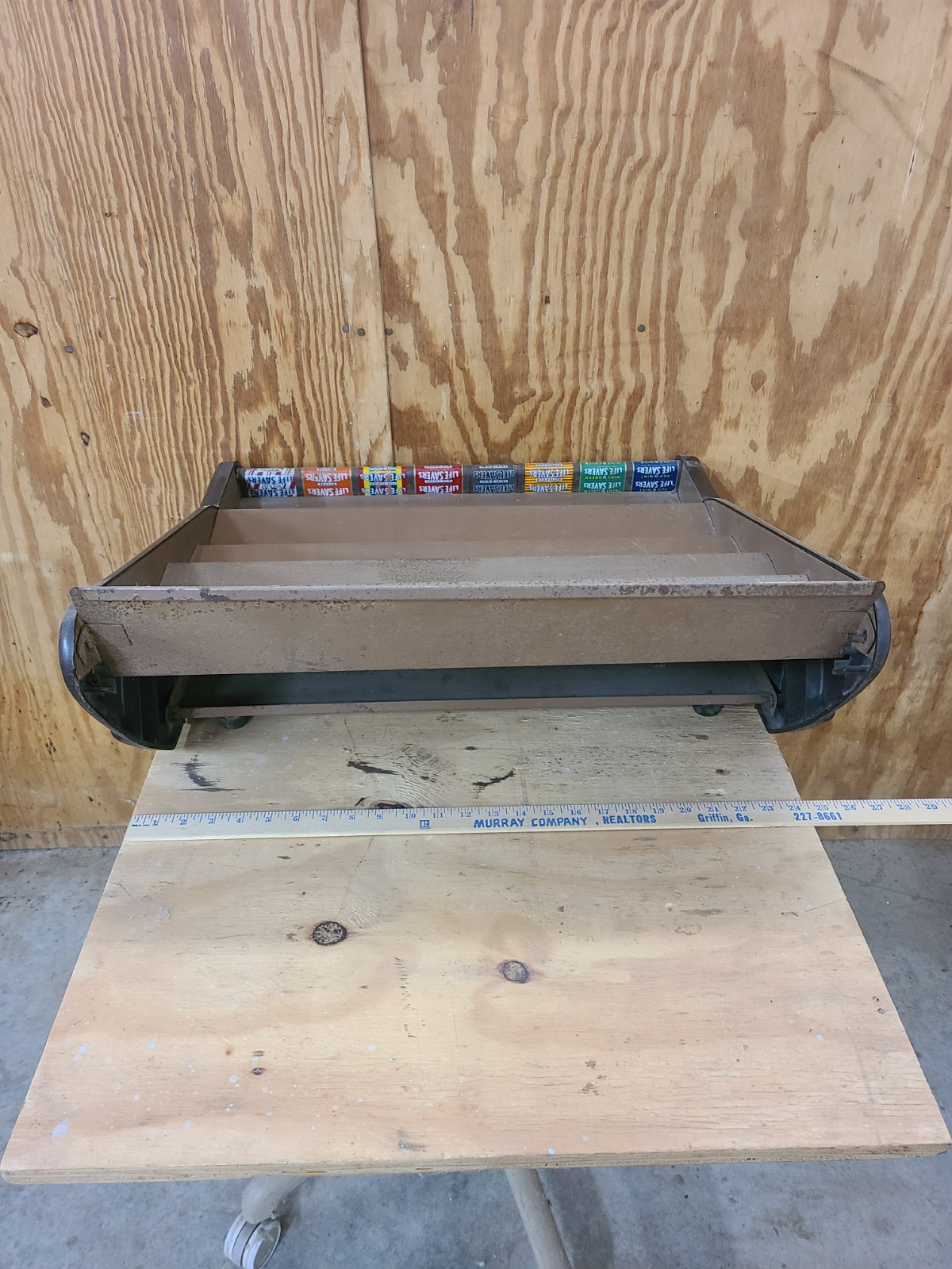 Vintage Metal Lifesaver Candy 4 Tier Store Display