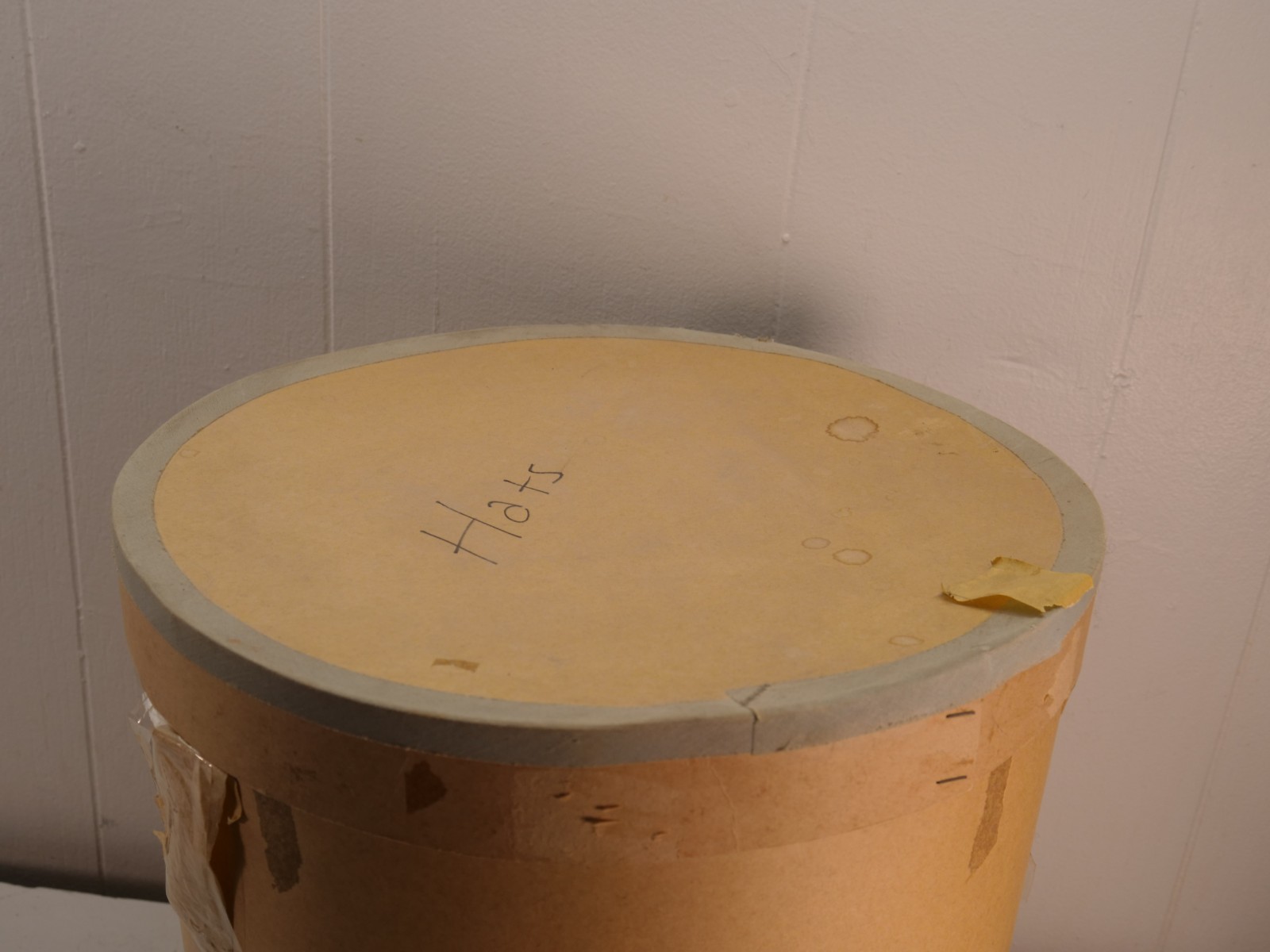 Vintage Quality Straws Hat Box Store Display