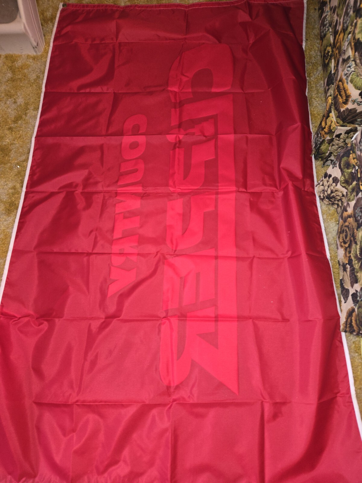 Store Display Advertising Banner Flag Country Clipper Lawn Mowers 58x35in