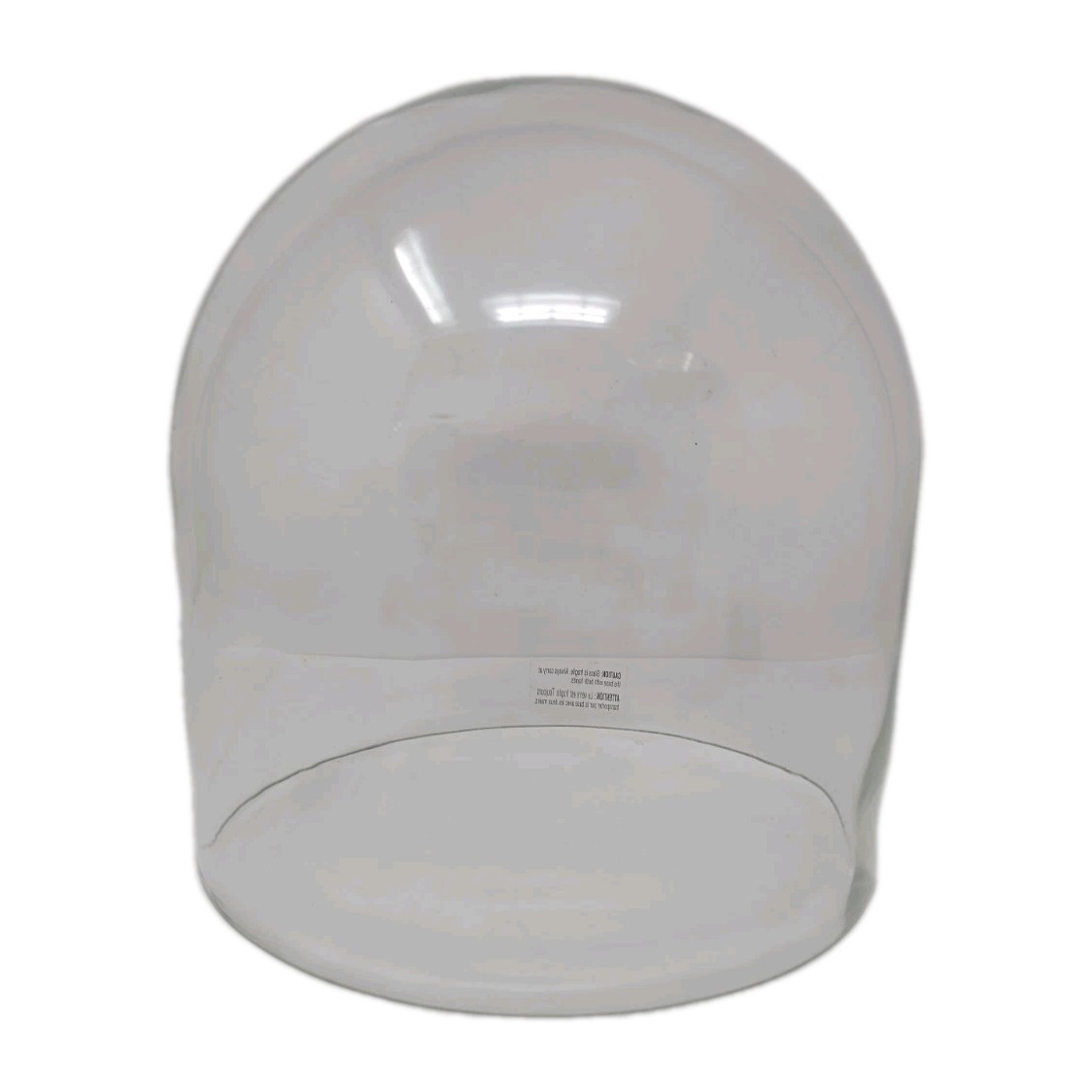 Vintage Glass Display Dome 8″ with 8″ Wood Base Art Memorabilia Display VSB