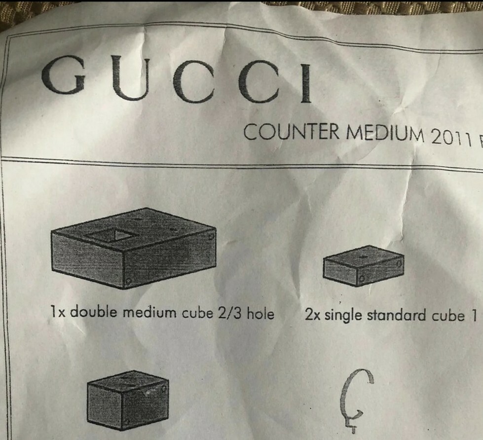 GUCCI GG – RARE SUEDE DISPLAY BOX SET W/ LOGO FOR JEWELRY/WATCHES AUTHENTIC!