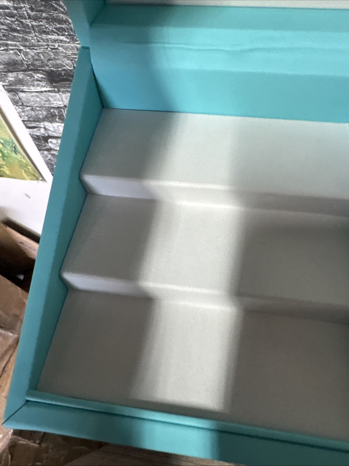 Tiffany & Co. Authentic Glasses Display For 6 Glasses Approx 15.75” X 9” X 7”