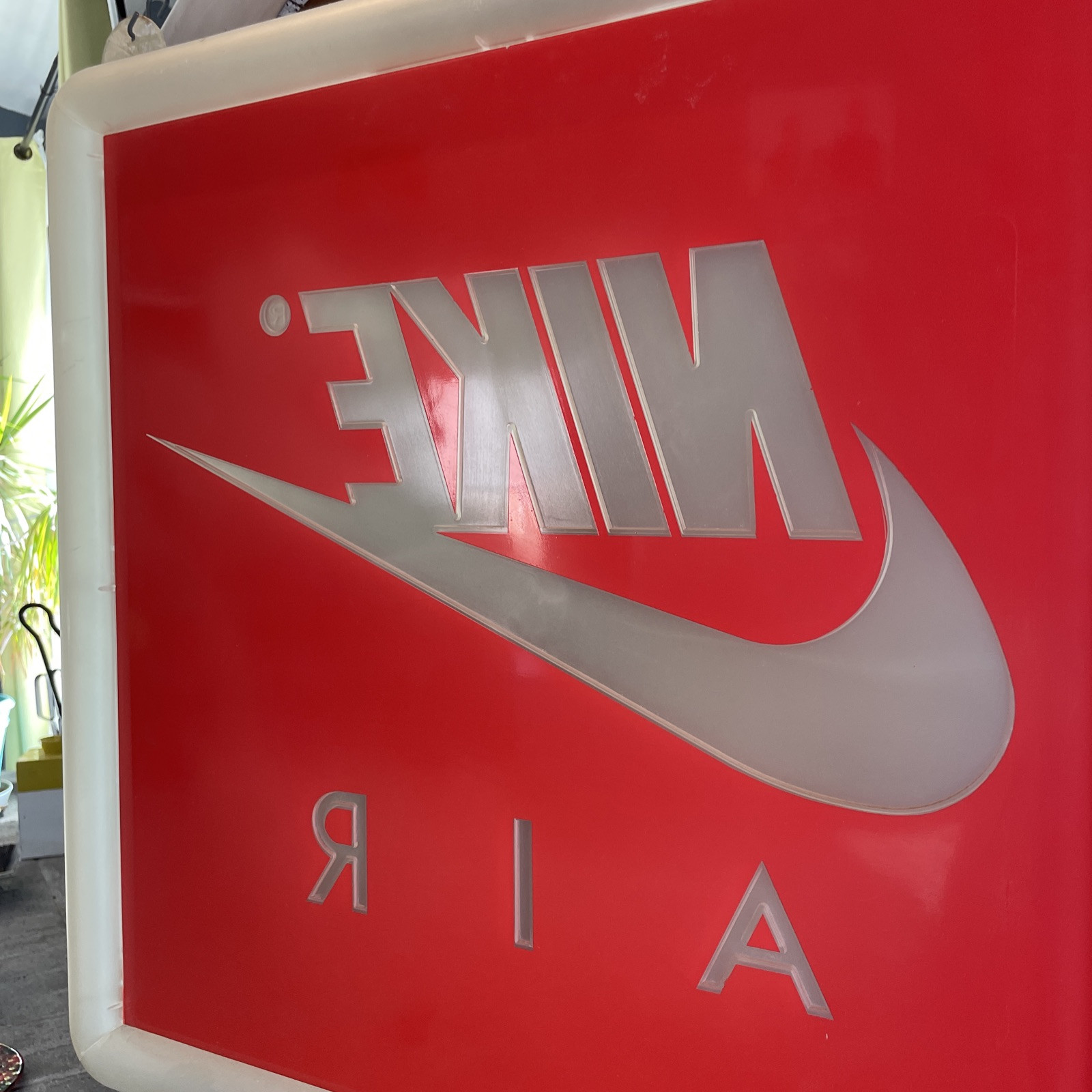 1980s Nike Hang Tag Store Display Sign – History Nike Air Advertising – Archival
