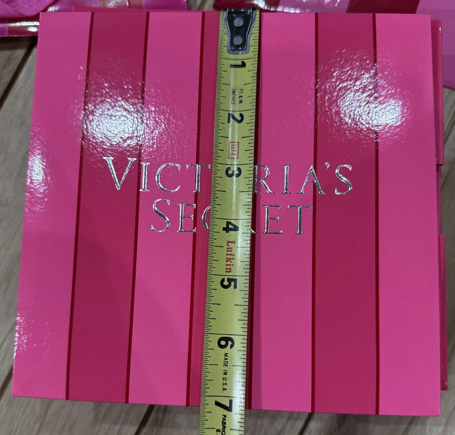 Victoria’s Secret Gift Bag Gift Box Lot 25 Pc Small Medium Assorted Pink Striped