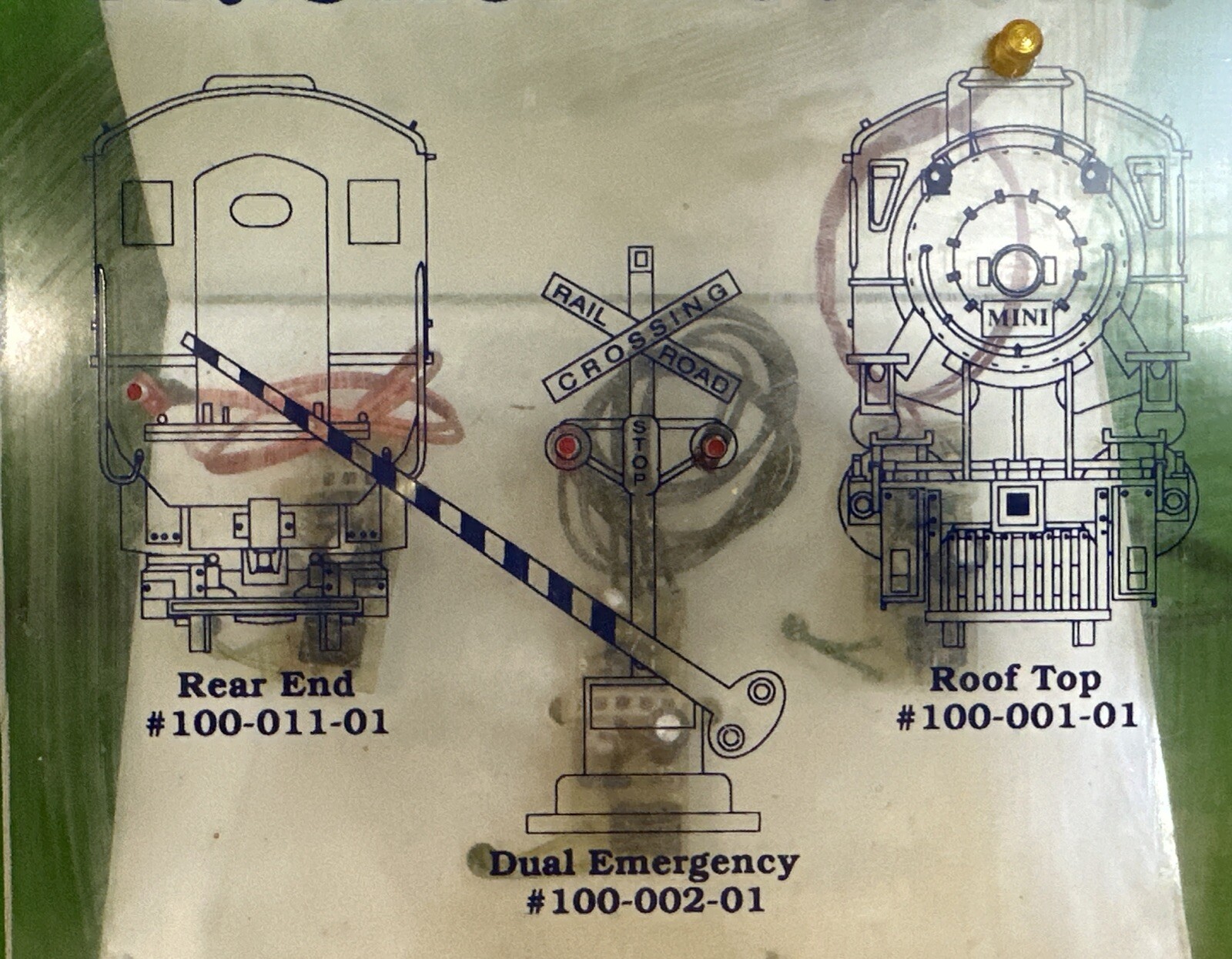 Vintage Hobby/Model Train Store Counter Display ~ MINIATRONICS Flasher Beacons