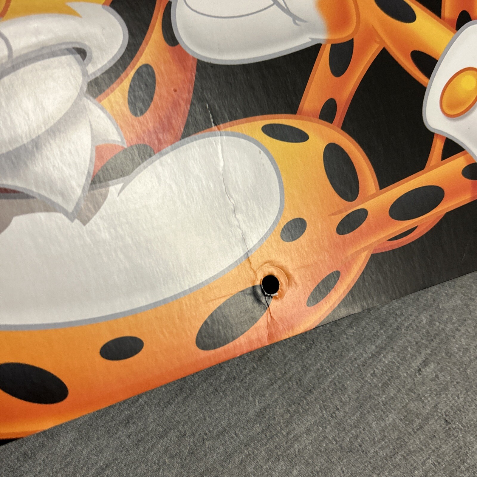 2024 Spirit Halloween Display End Cap 24″ x 8″ – Cheetos Chester Cheetah