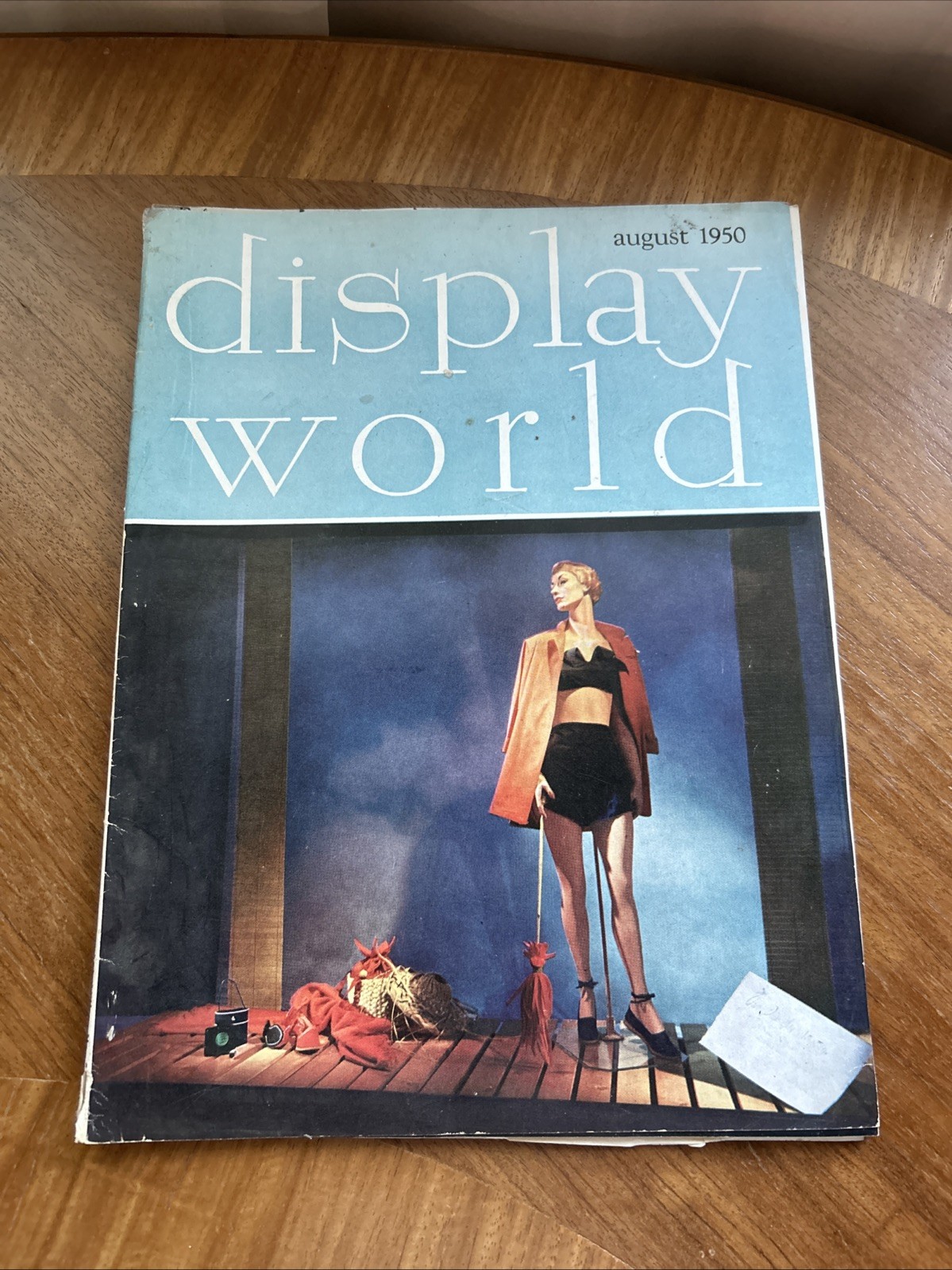 Vintage Display World Magazine 1950 Retail Store Window Mannequins Advertising