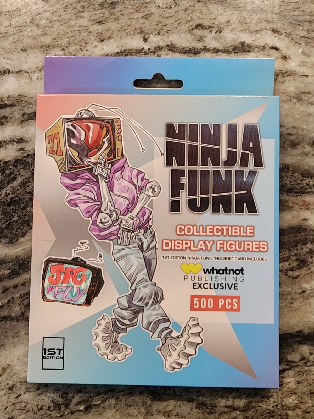 NINJA FUNK COLLECTIBLE DISPLAY FIGURES JPG McFLY W/ ROOKIE CARD