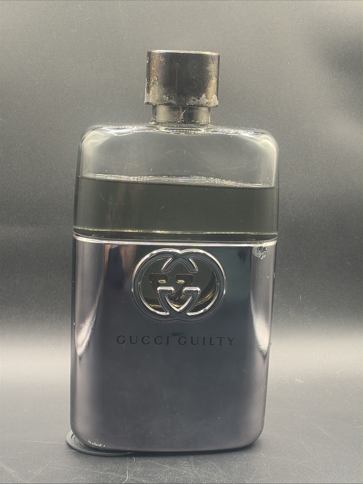 Large Gucci Guilty Display Bottle Store Prop 3/4 Full- Oversized Fragrance Prop