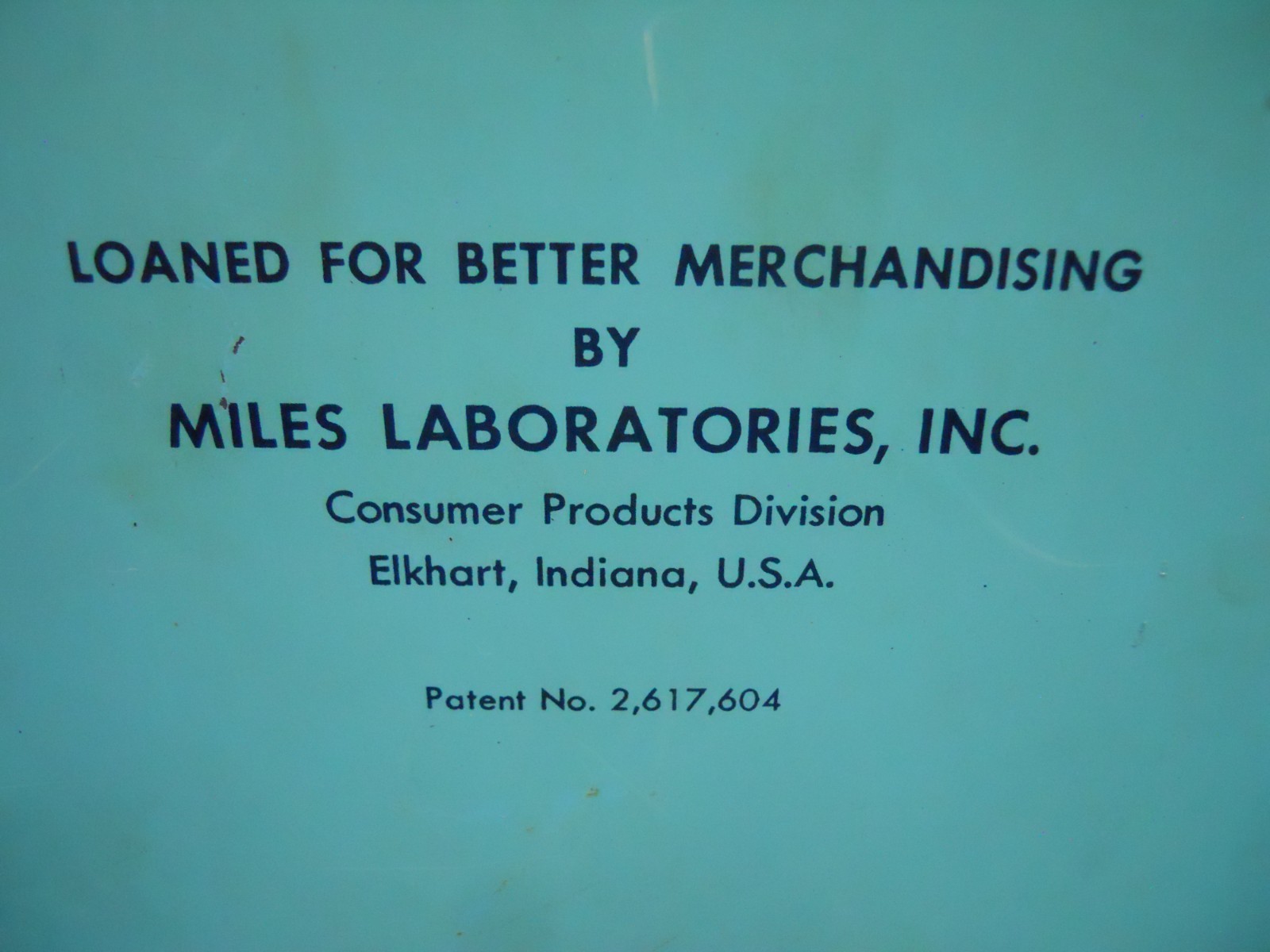 Vintage ALKA-SELTZER Counter Display w Tape Dispenser General/Country/Drug Store