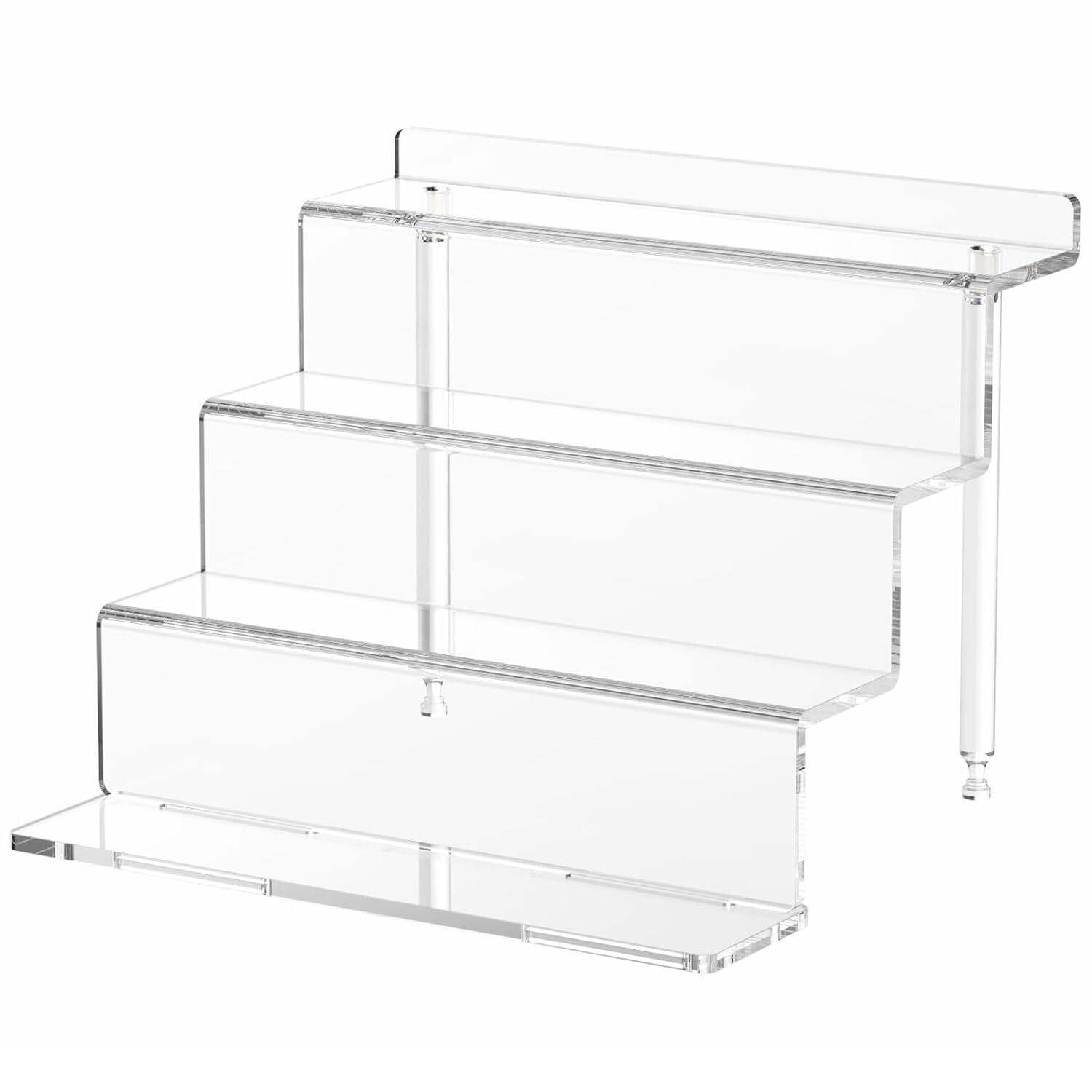NIUBEE Acrylic Riser Display Shelf, Clear Display Stand for Amiibo Funko POP