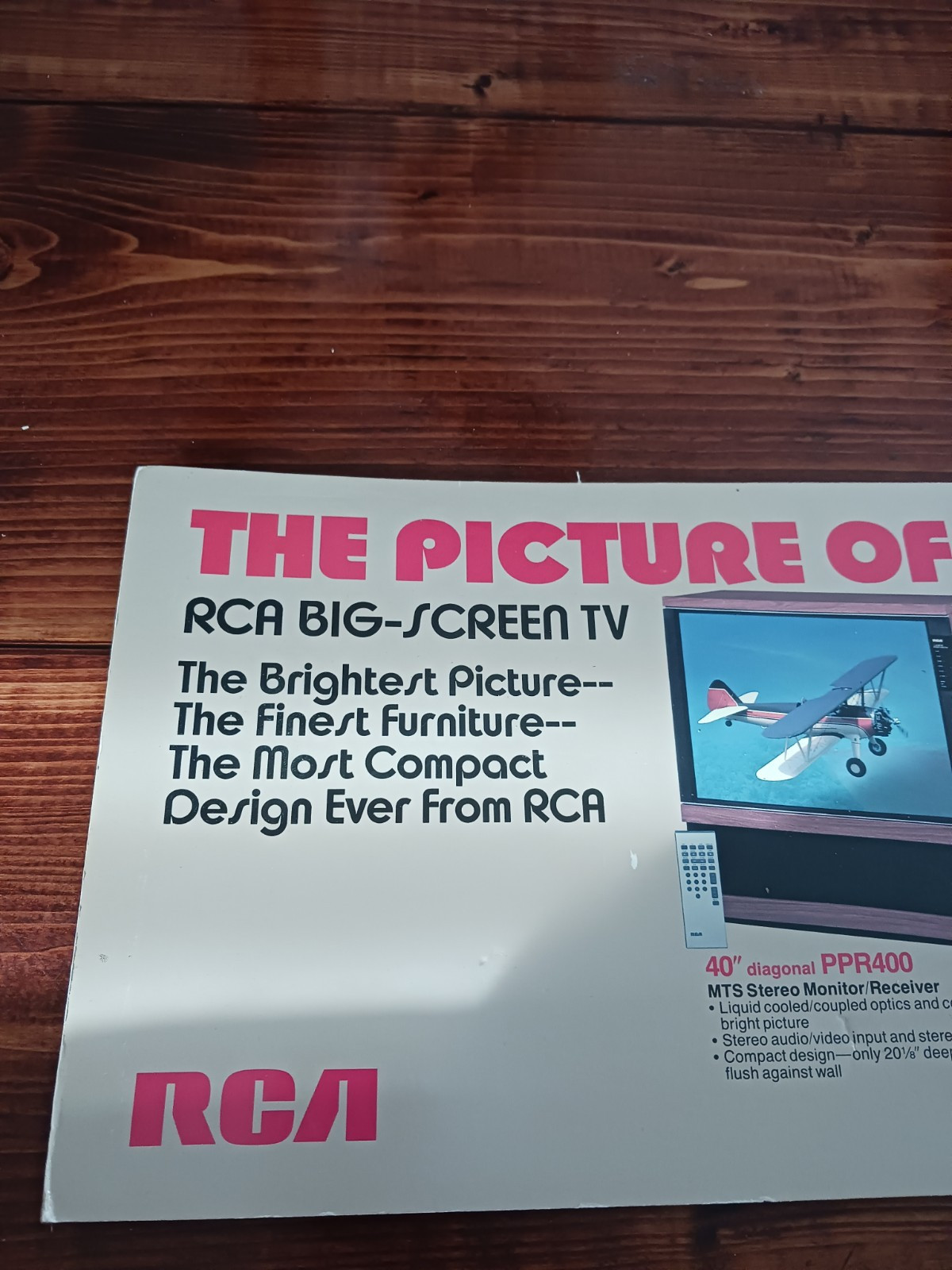 RCA Big Screen TV Dealer Advertising