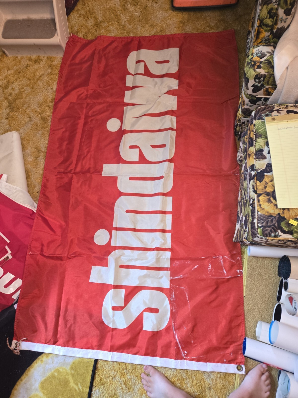 Flag Banner Store Display Shindaiwa Outdoor Power Equipment 60x36in