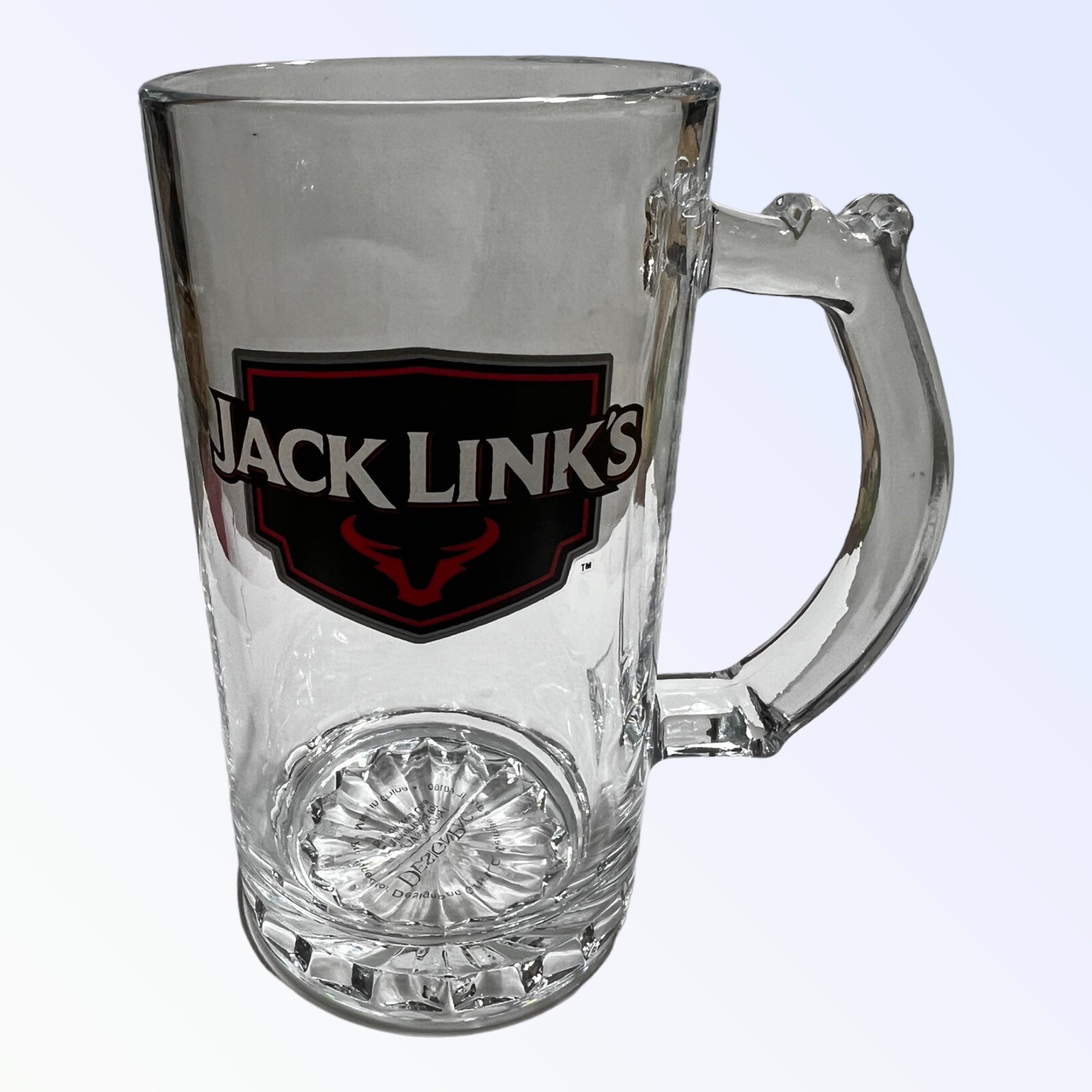 Beer Mug Jack Links’s Beef Jerky Clear Glass 16 oz