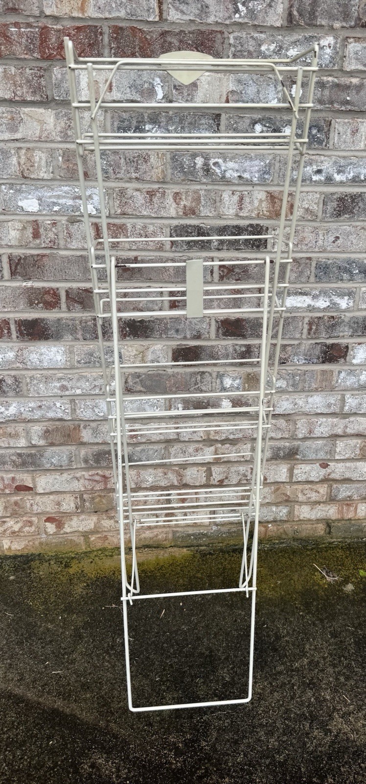Vintage Tom’s Snacks Display Floor Rack Advertising General Store Wire Shelf