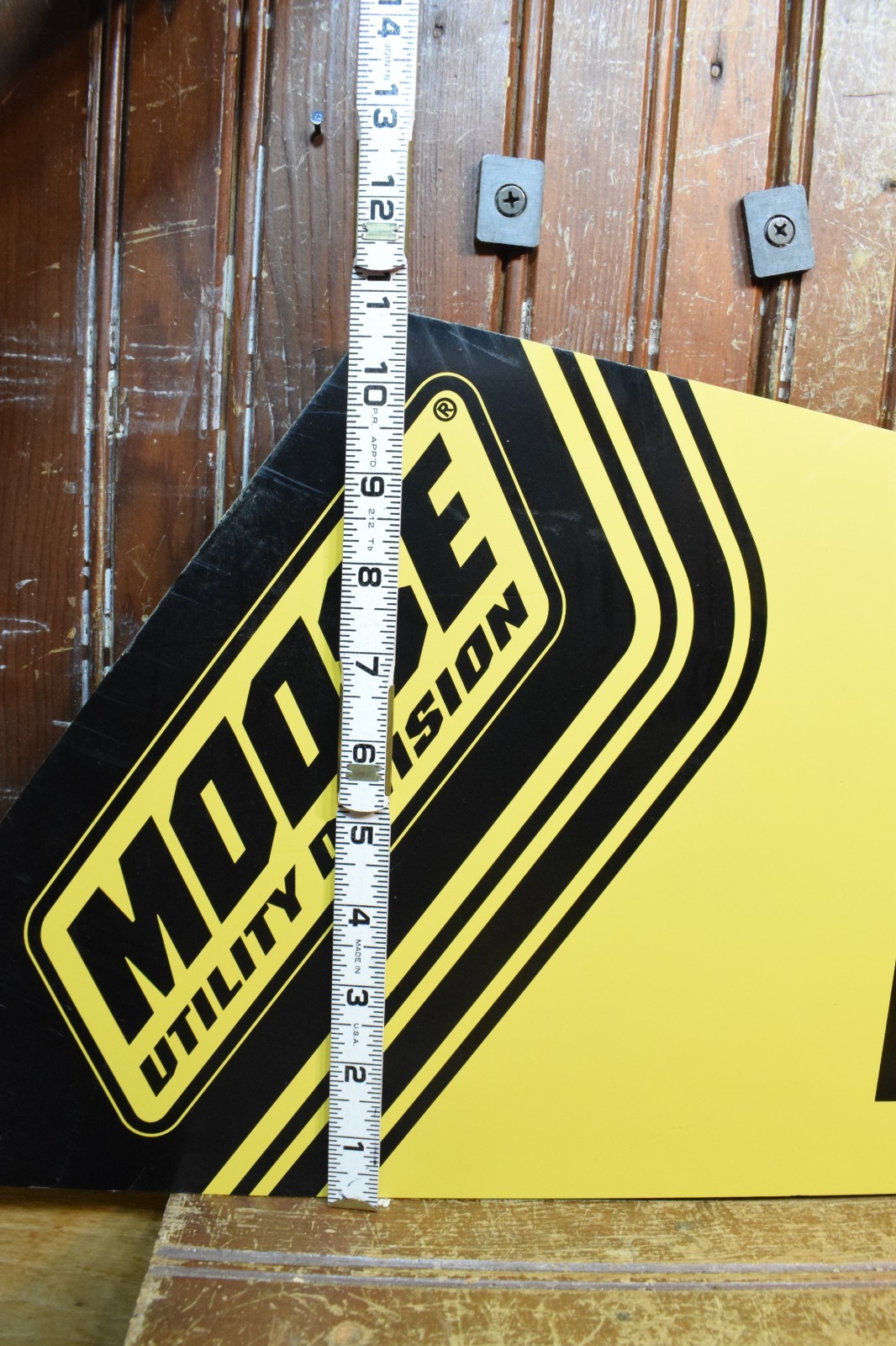 MOOSE UTILITY DIVISION 2 SIDED RESIN DEALER STORE DISPLAY SIGN M.U.D. UTV ATV