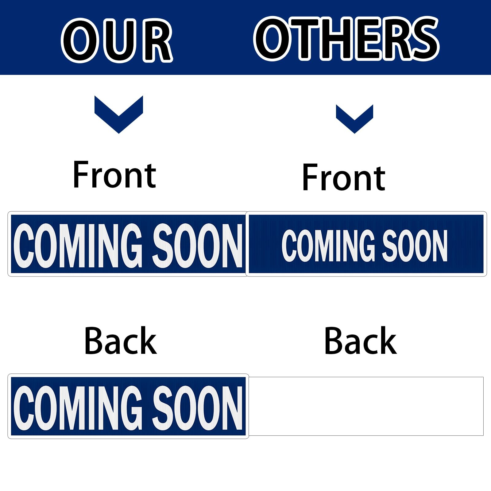 Juexica 12 Pcs Real Estate Rider Signs 24 x 6 Inch Coming Soon, for Sale, Pendin