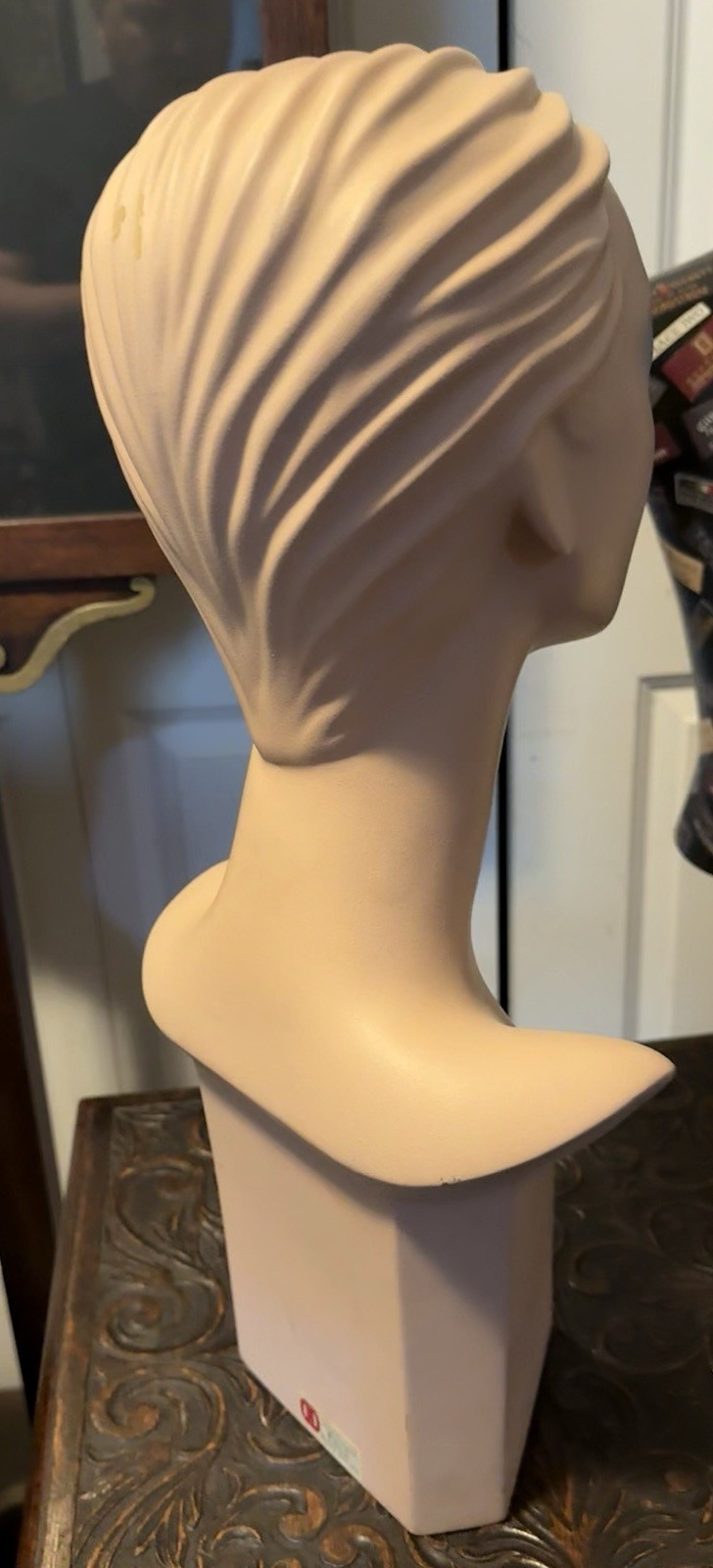 VTG MANNEQUIN Head Bust Hat Sunglass Jewelry Display By HINDSGAUL Denmark Nagel
