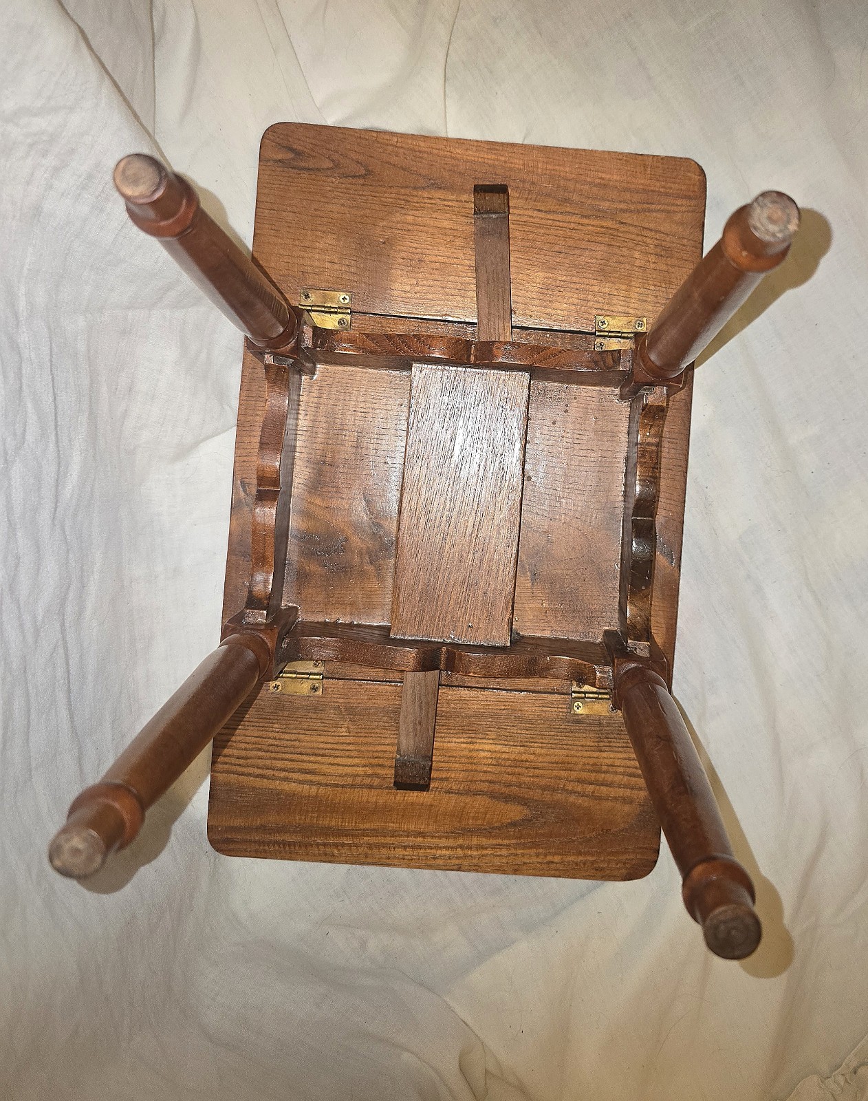 Antique Salesman Sample Drop Leaf Table And 2 Chair