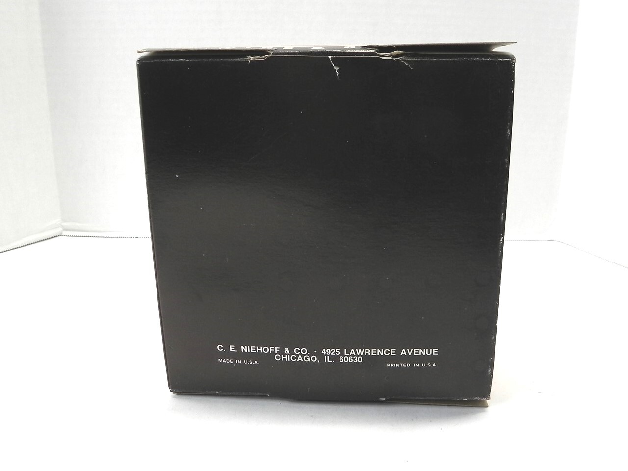 VINTAGE NIEHOFF WIRE & CABLE DISPLAY BOX *BOX ONLY* #N-12 NEW UNUSED