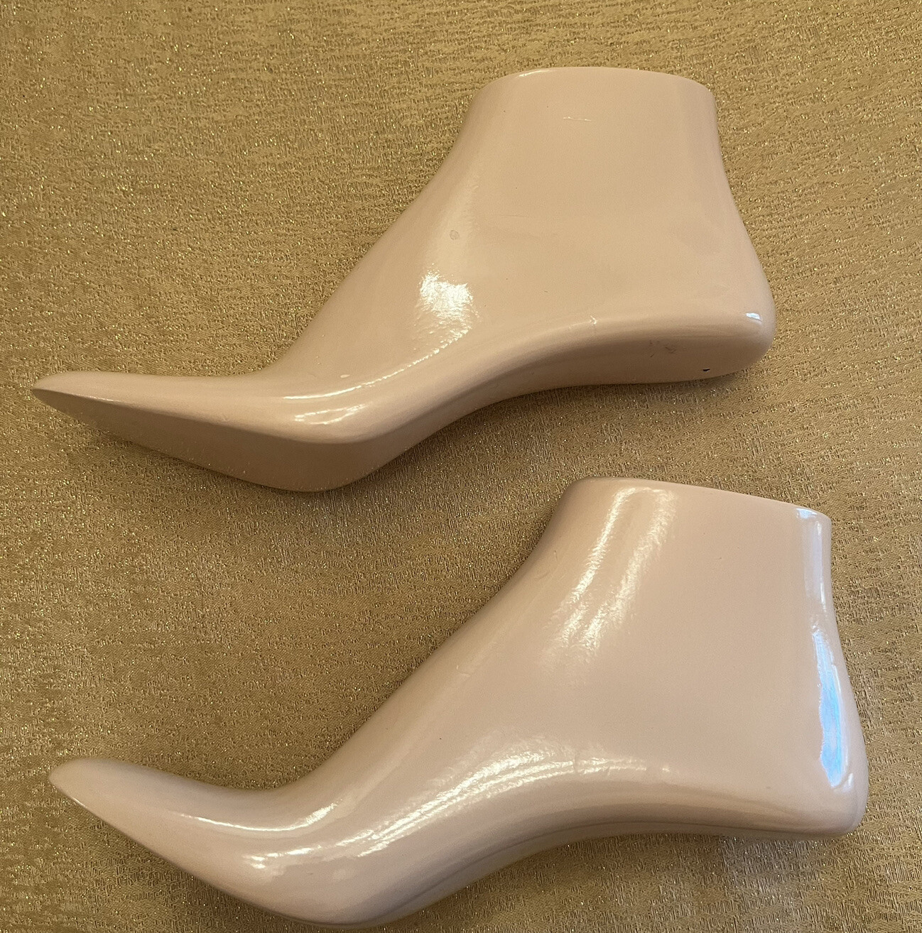 RARE Gucci Store Display Feet Used In Store set of 2 Store Prop Pointed