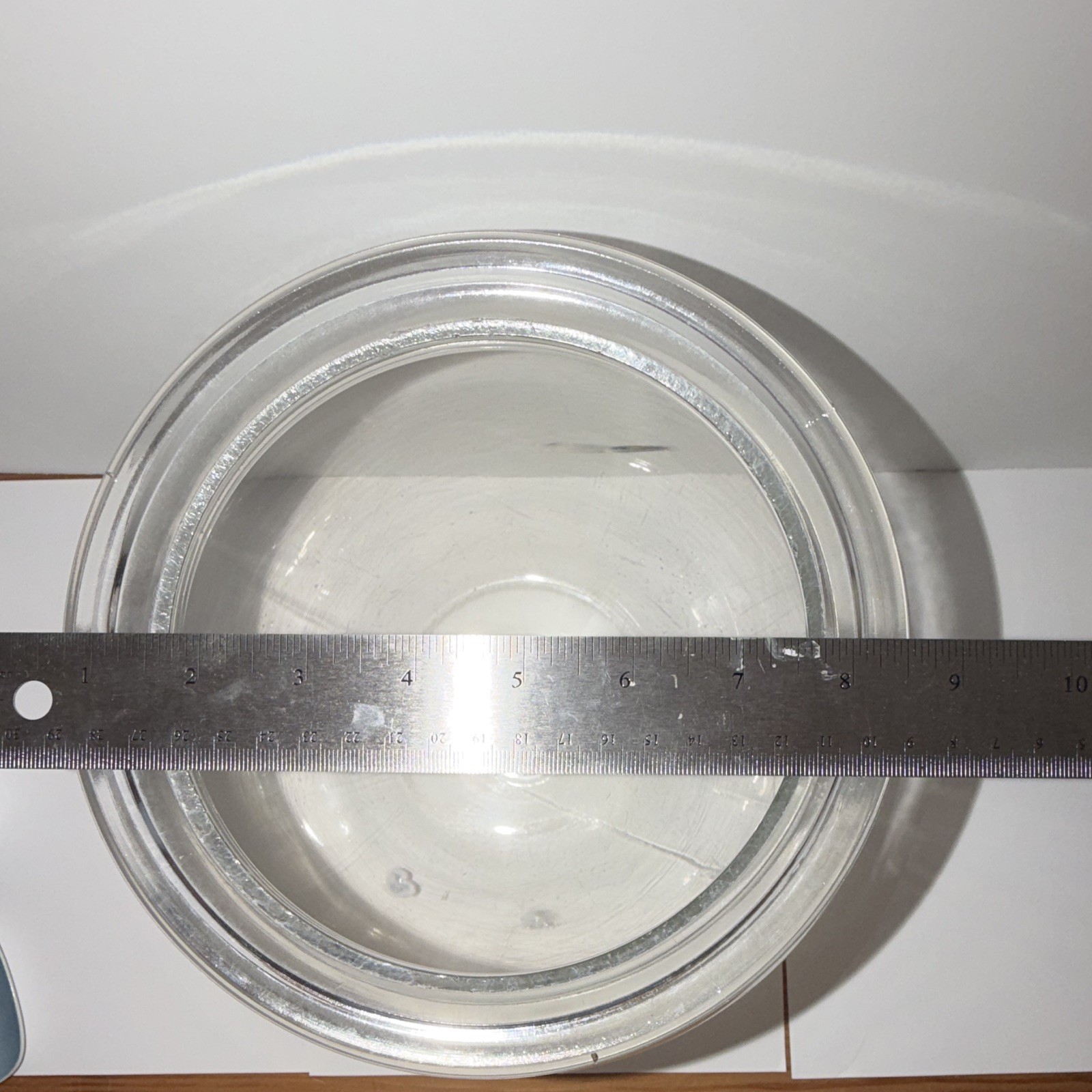 Borden’s Clear Glass Advertising Store Display Jar Bowl Container: Circa 1890s