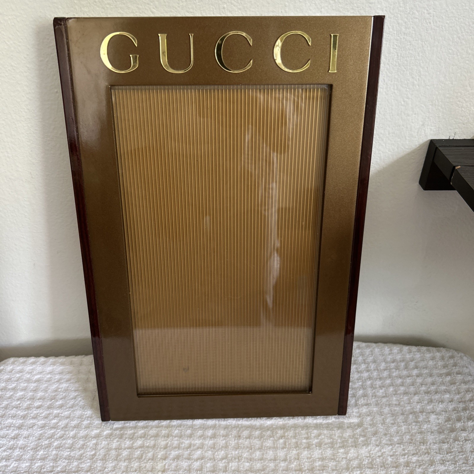 Vintage Gucci Store Display , Perfume Tray ? 10 X2 X15 Excellent Condition.