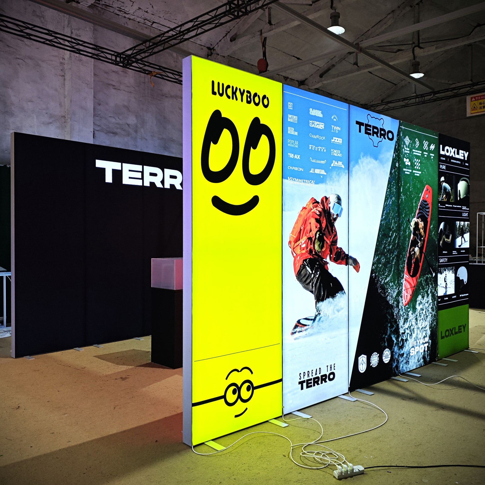 Custom SEG Led Light Box Fabric Trade Show Led Backdrop Exhibition Display Booth