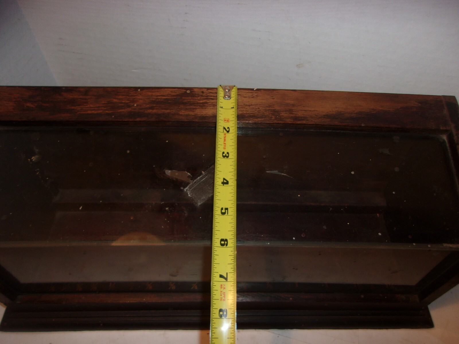 1890’s Antique A Stein and Company General Store Counter Display Wood Glass Case