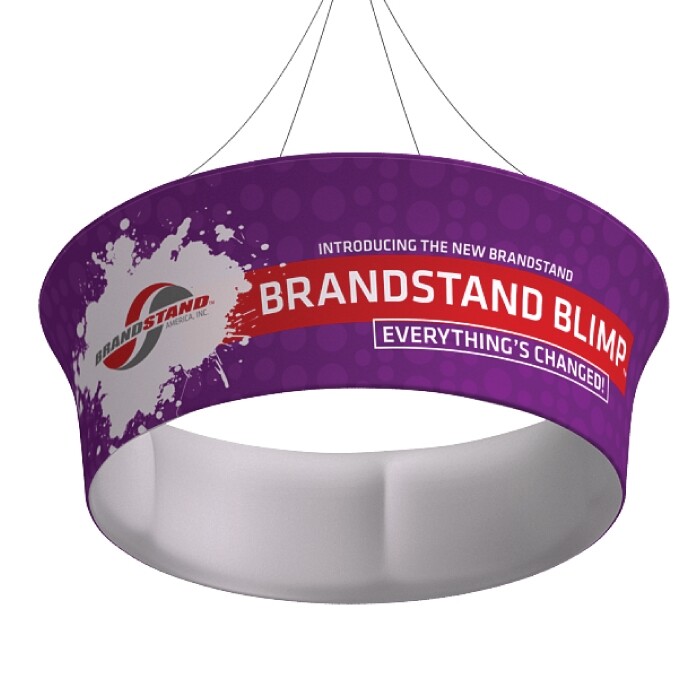 Custom Tapered Tension Fabric Ceiling Hanging for Banner Exhibition Trade Show