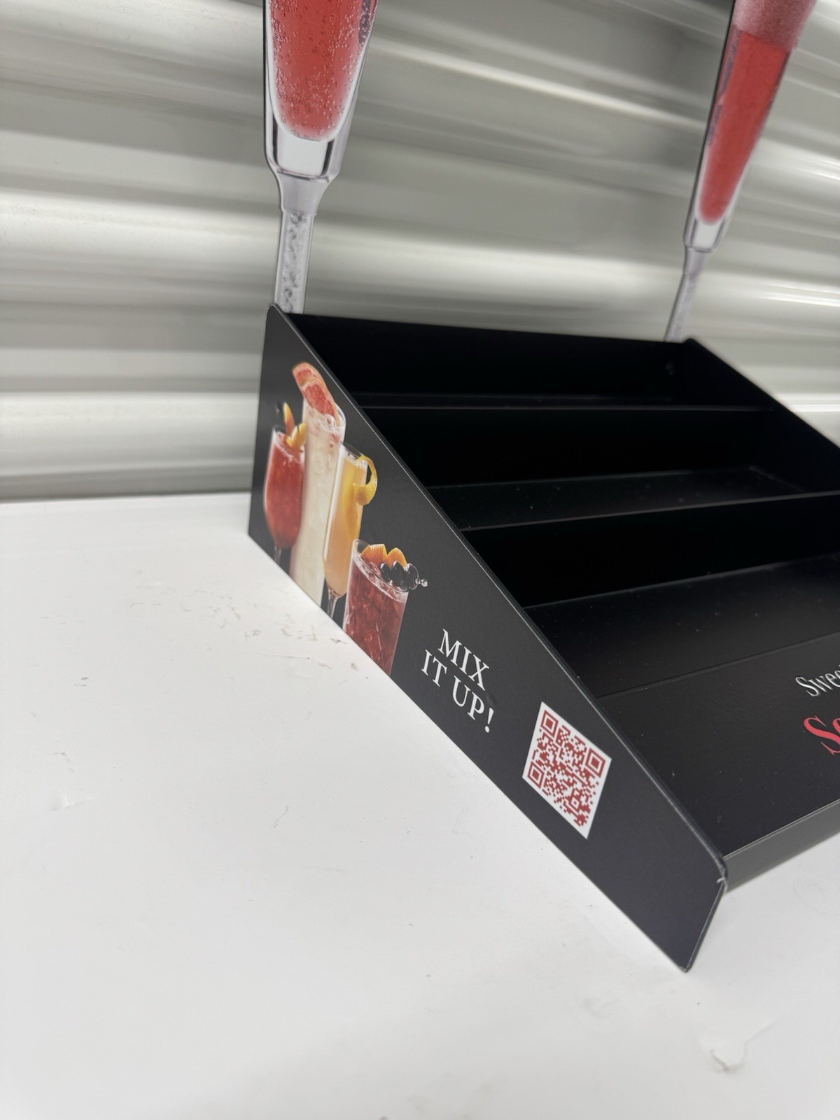 Rosa Regale Banfi Counter Display POS Advertising Bar Sign Retail Display