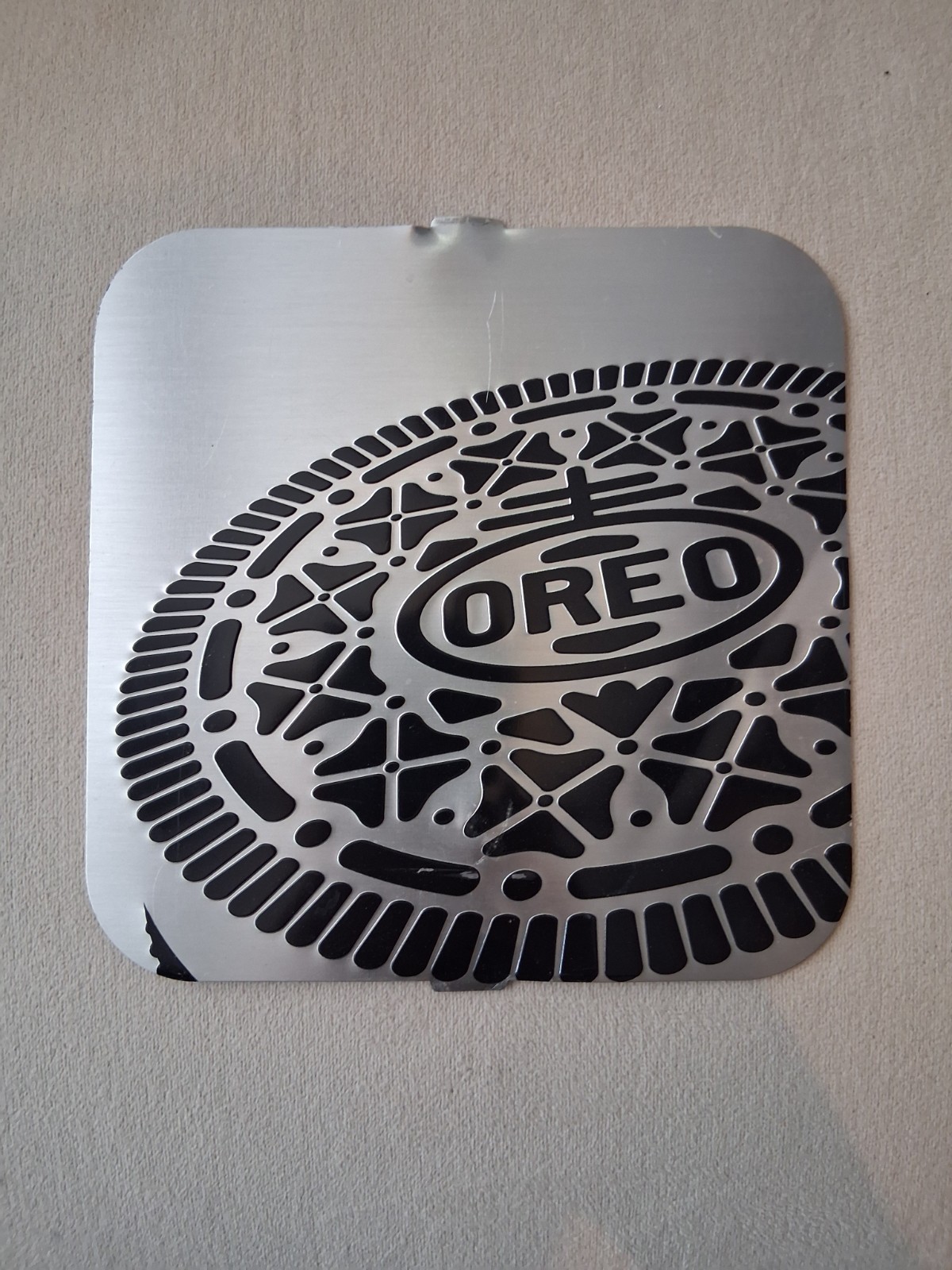 Oreo Aluminum Display Sign