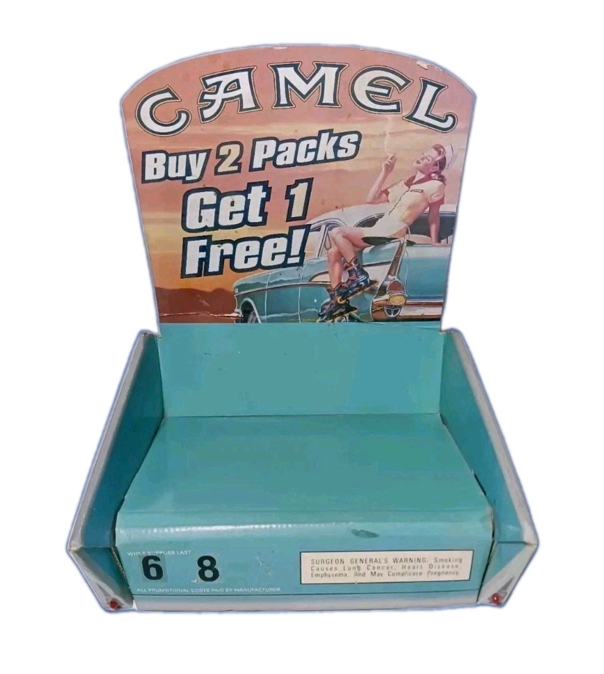 Camel Cigarettes 1957 Chevy Light-Up Counter Display Store Advertising Works