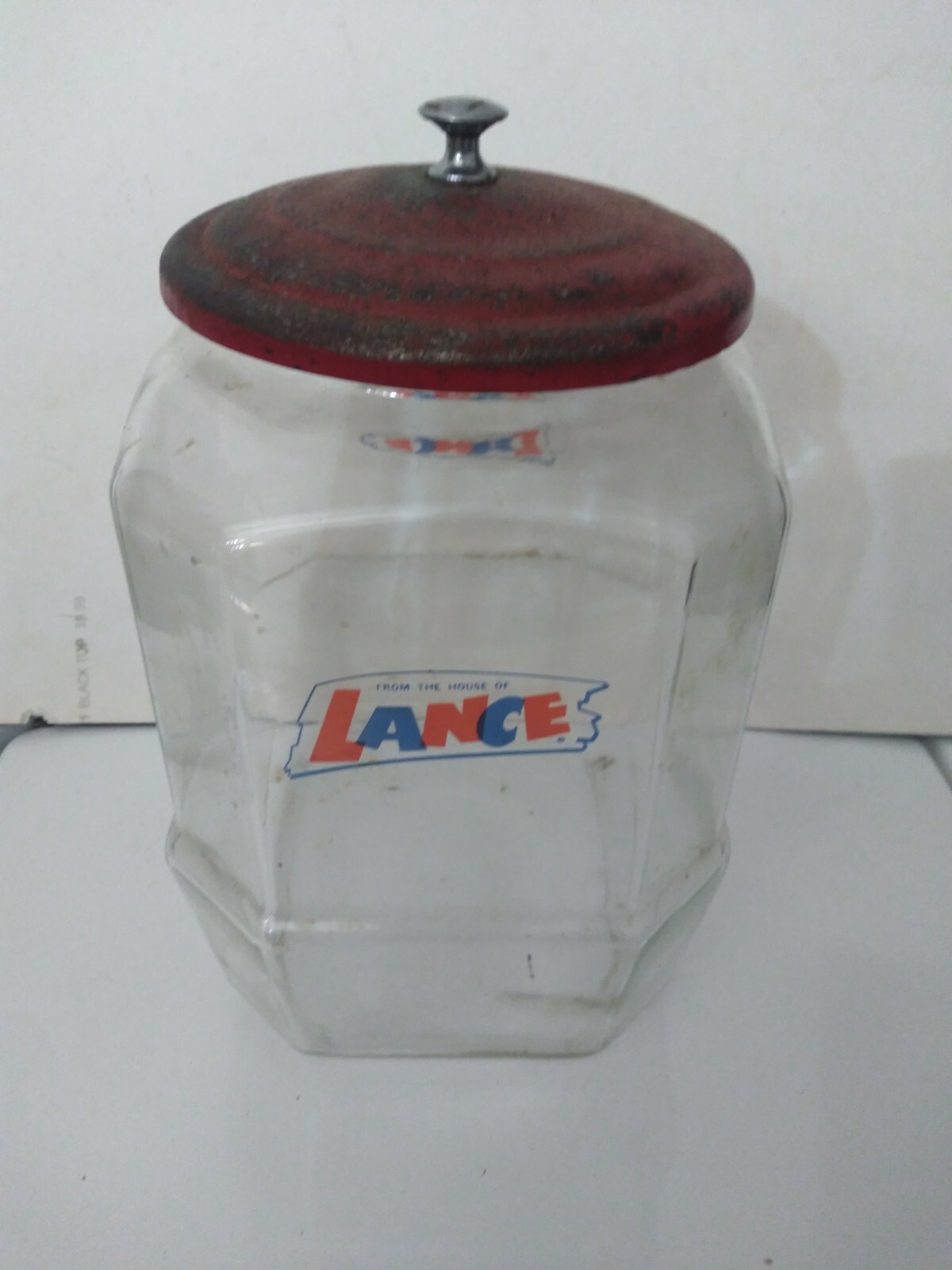 VINTAGE STORE ADVERTISING LANCE CRACKERS COUNTER BIN DISPLAY RARE YM-200