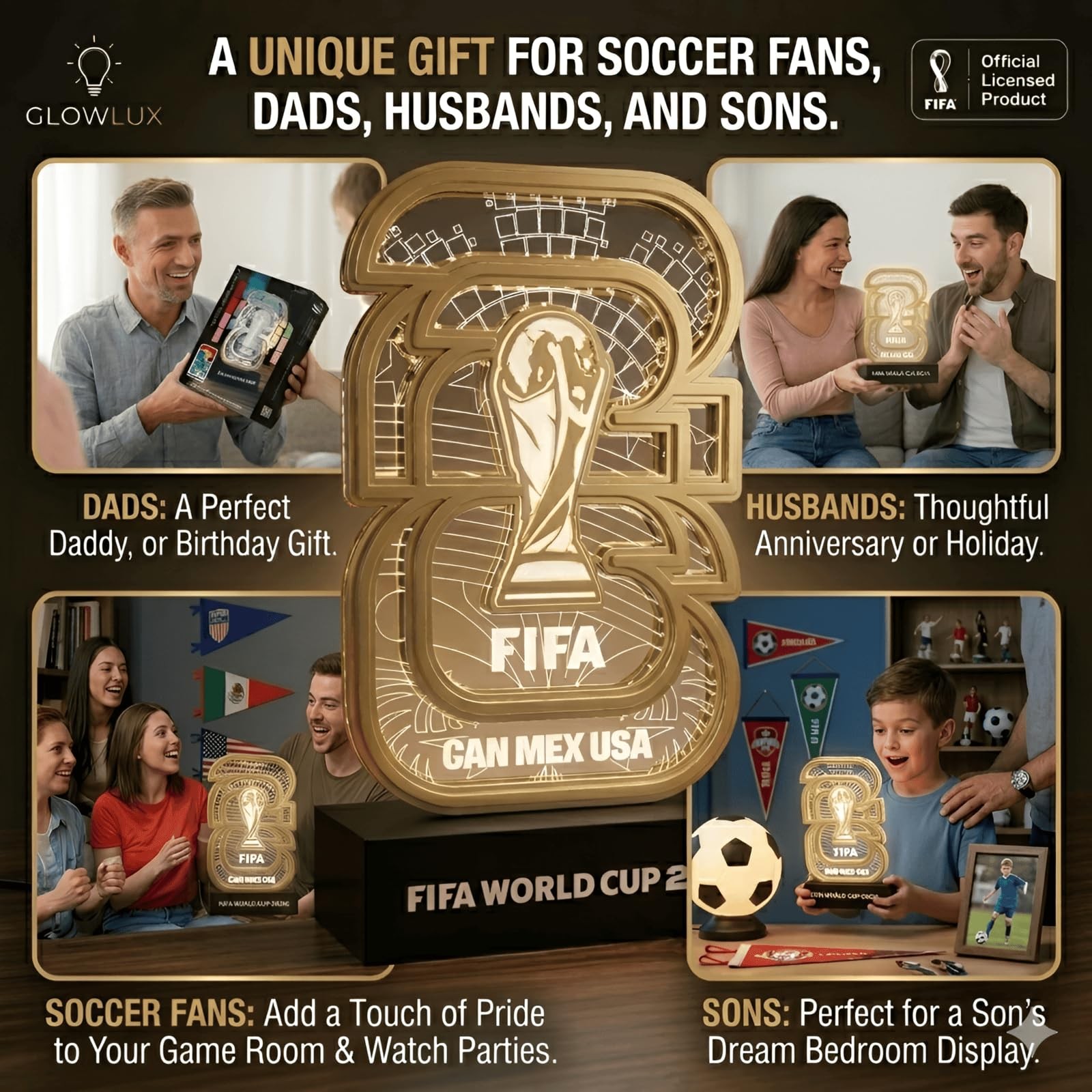 LAYERLUX FIFA World Cup 2026 Official Licensed Collectible GOLD EDITION