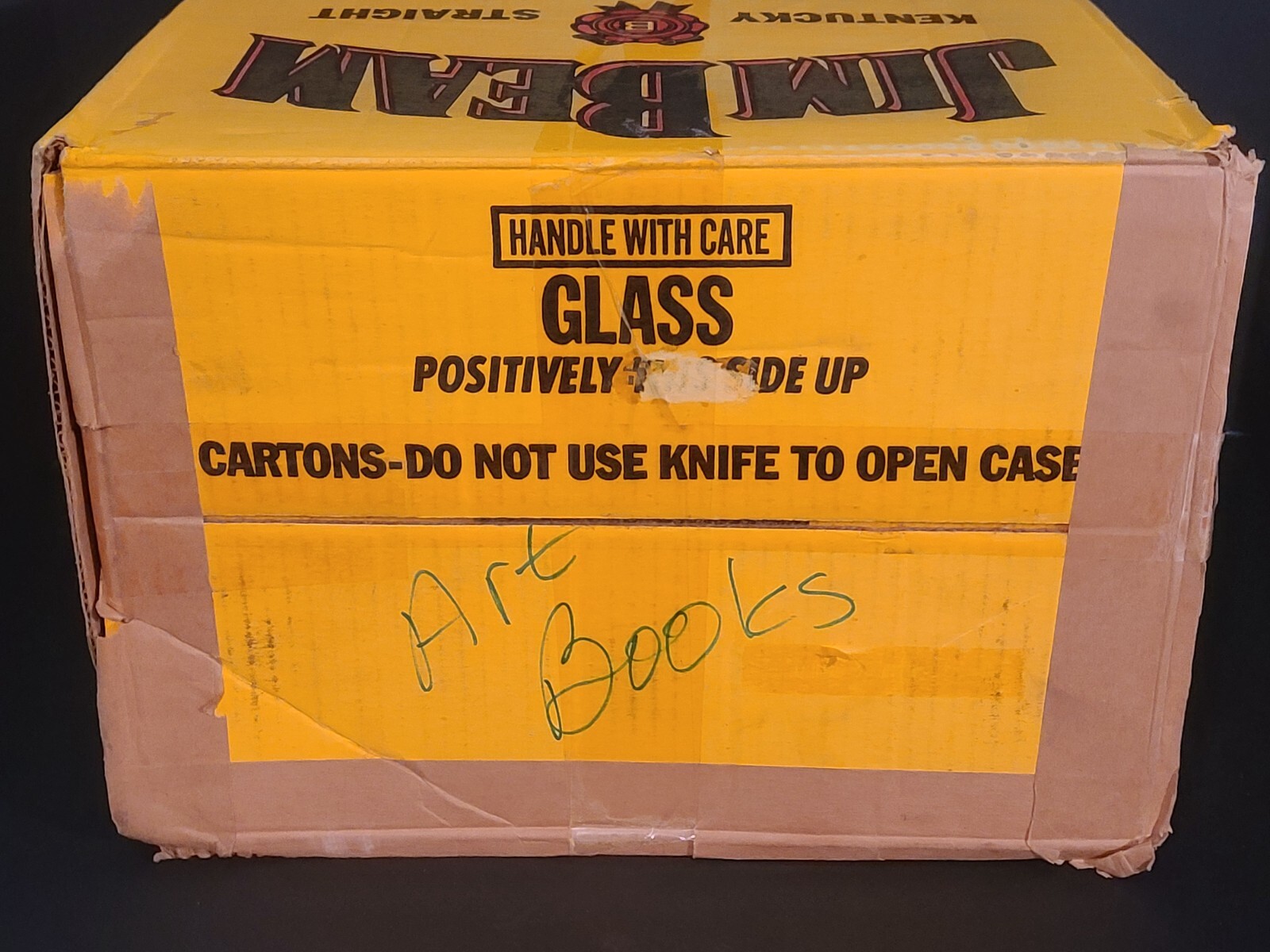 Vintage 1994 Jime Beam EMPTY Cardboard Shipping Box Advertising Display