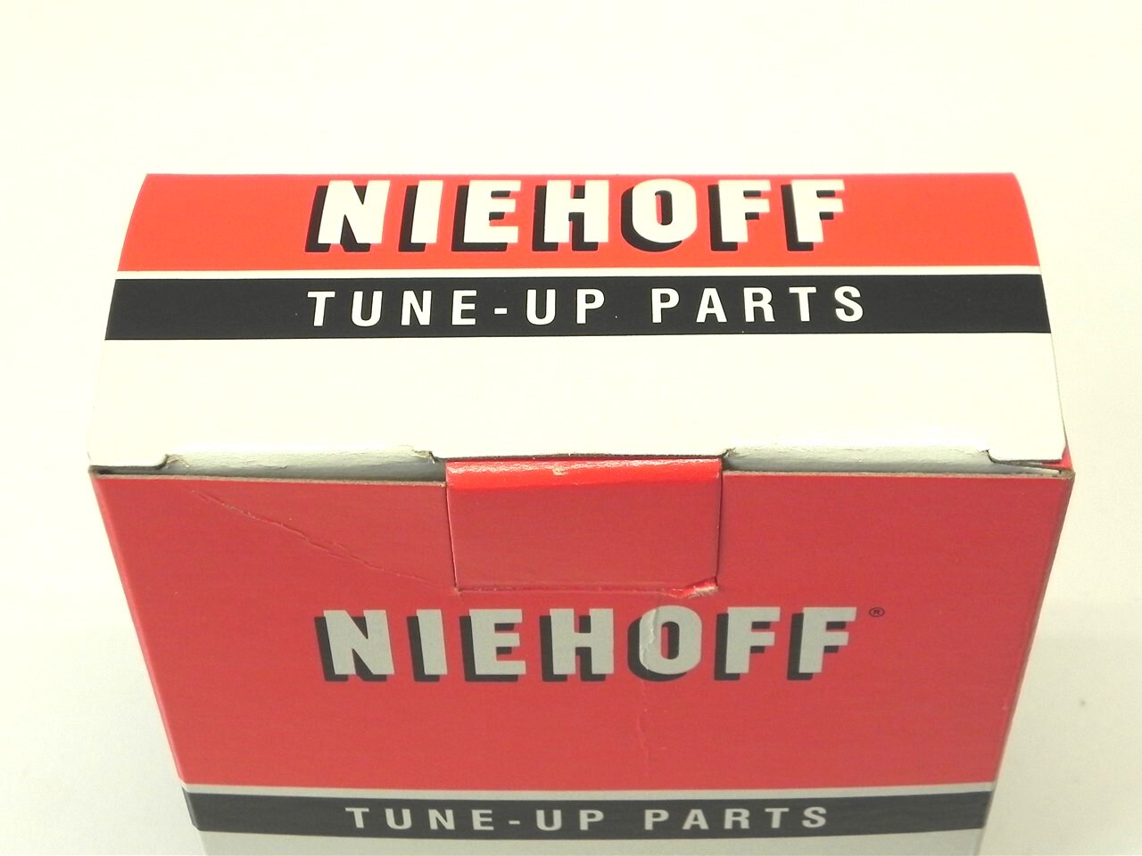VINTAGE NIEHOFF TUNE-UP PARTS DISPLAY BOX *BOX ONLY* #209N 5.25″x2.50″x5.25″ NEW