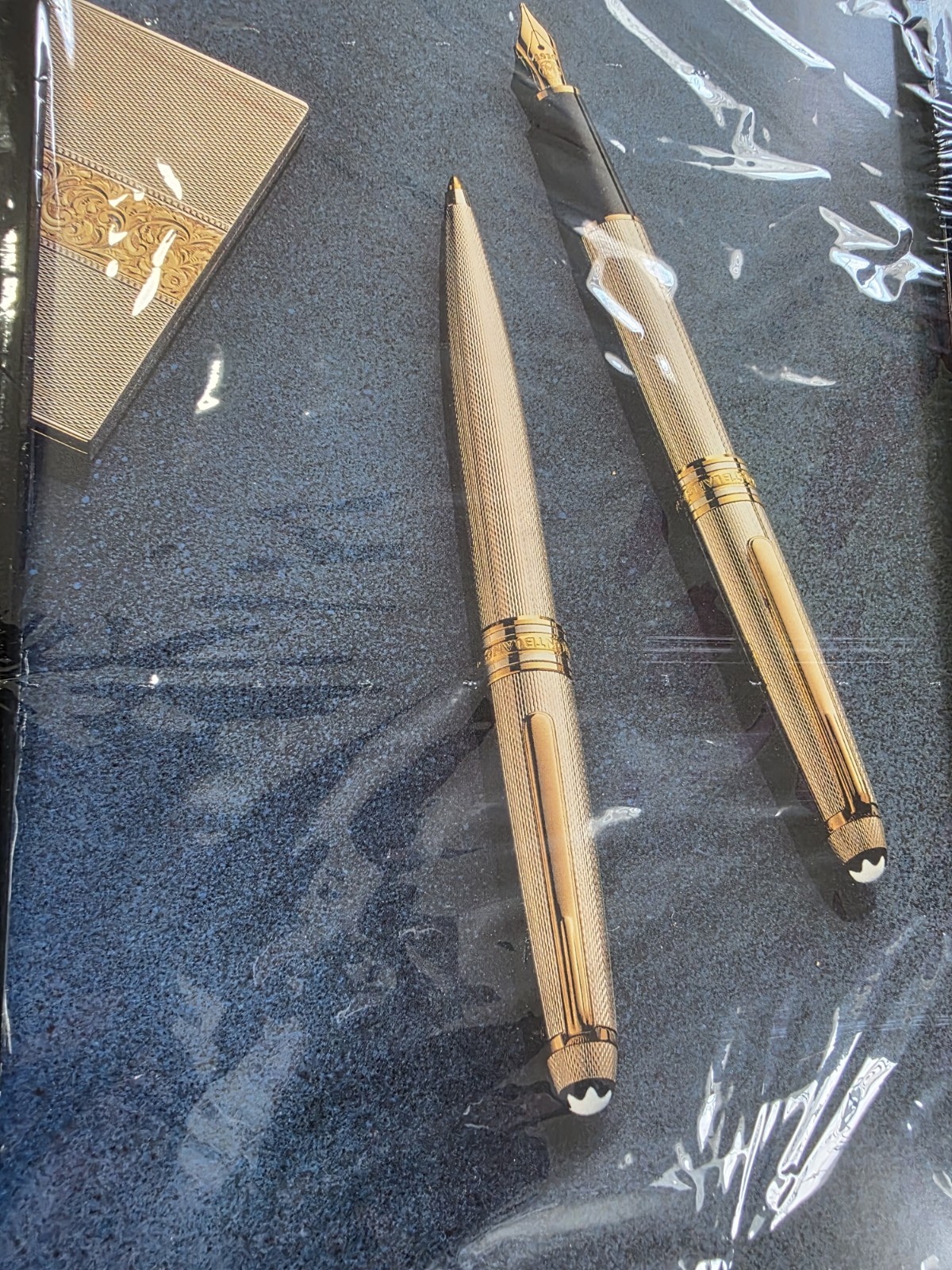 MONTBLANC RARE VINTAGE 1980’s RETAIL DEALER DISPLAY NOS SOLITAIRE BARLEY DESIGN
