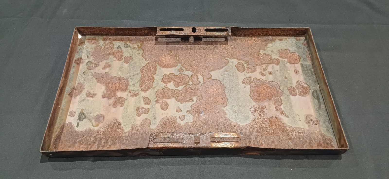 Antique Thick Enameled Street Sign Grande Rue