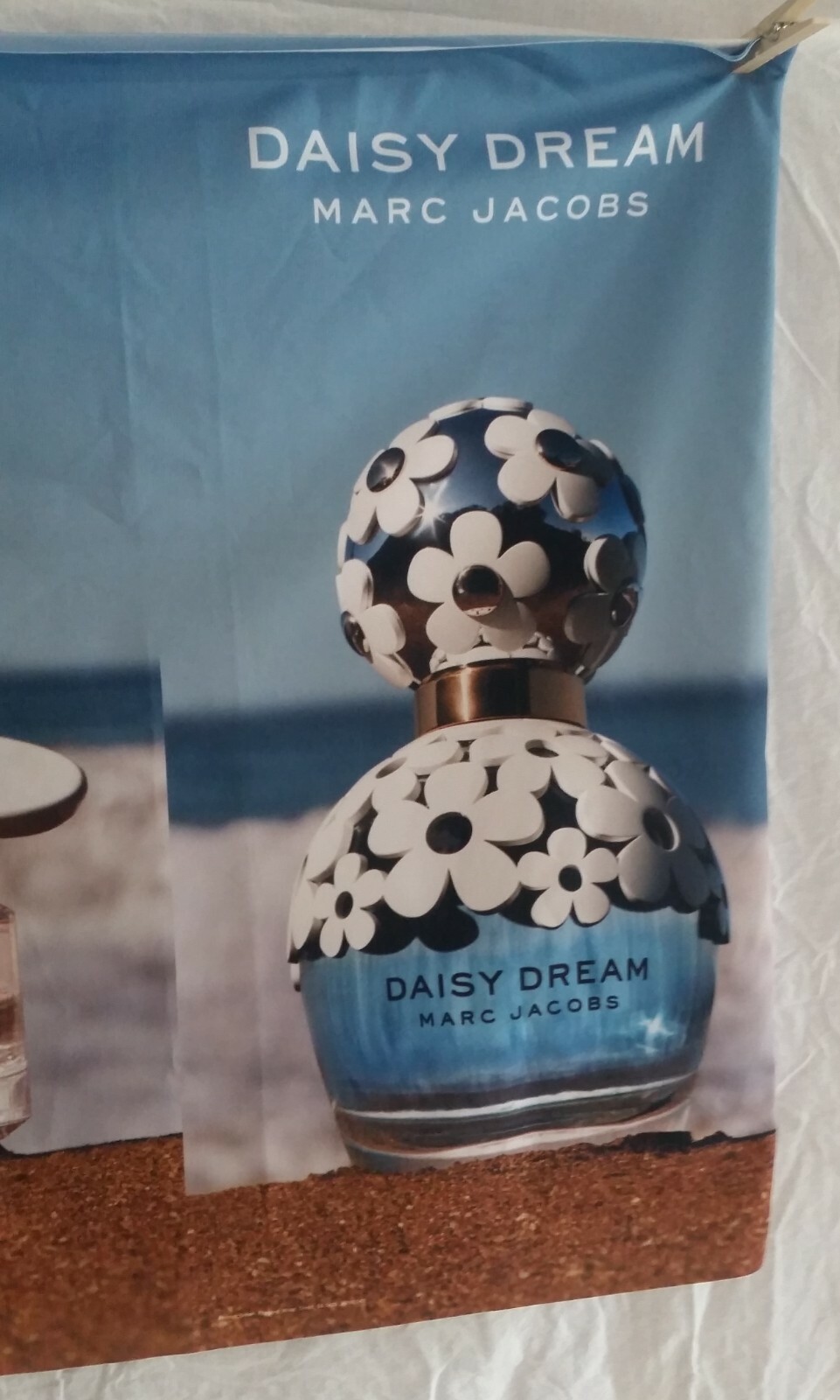 Marc Jacobs perfume fabric store advertising display sleeve wrap 27 x 25″