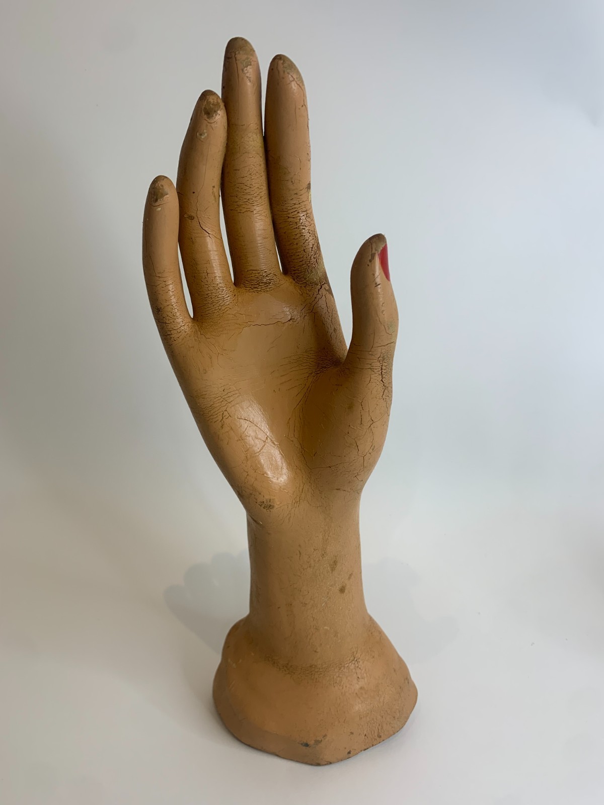 Vintage Van Raalte Department Store Composition Display Hand Mannequin c.1940s-5
