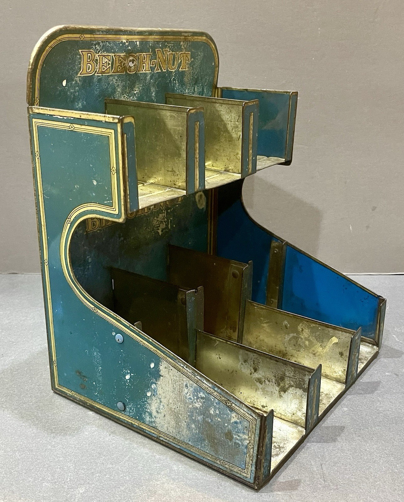Antique 1910’s -20’s Beech-Nut Packing Co. Counter Top Gum Advertising Display