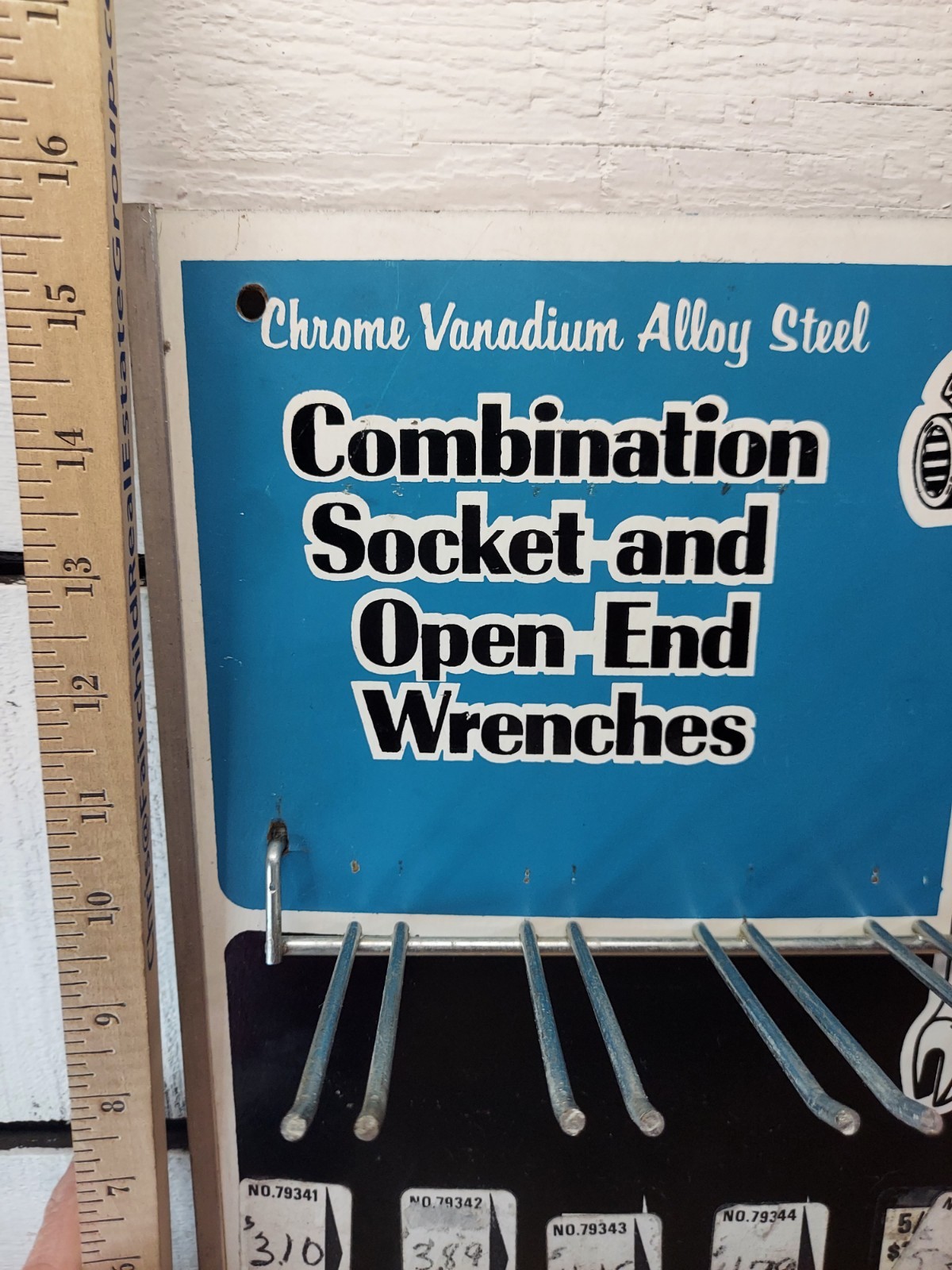 Vintage Globemaster Store Display Peg Board 15.5×12 Rare Store Wall Advertising